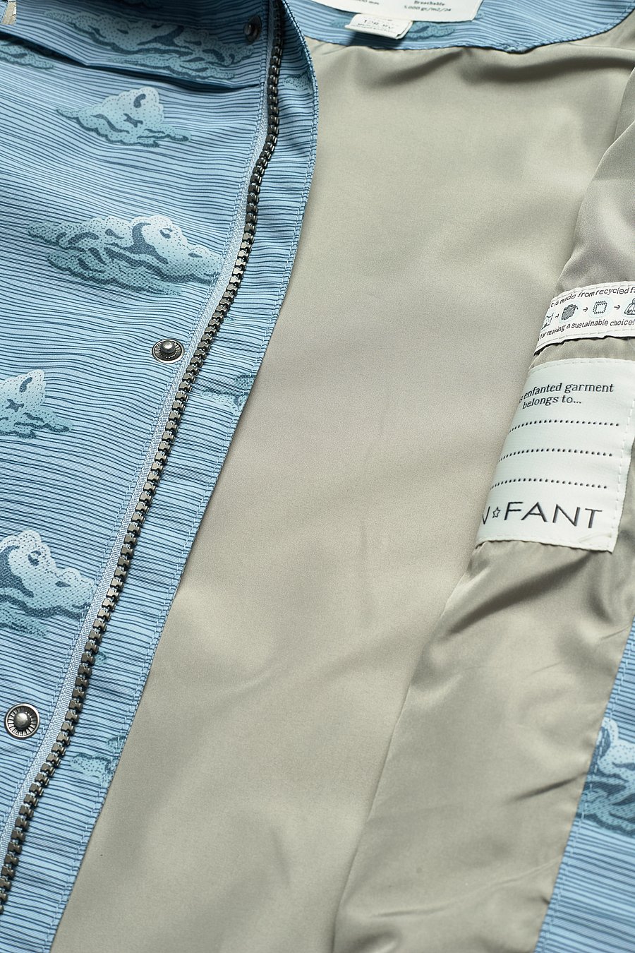 En Fant - Jacket AOP - shell-jacken - dusty blue - 4