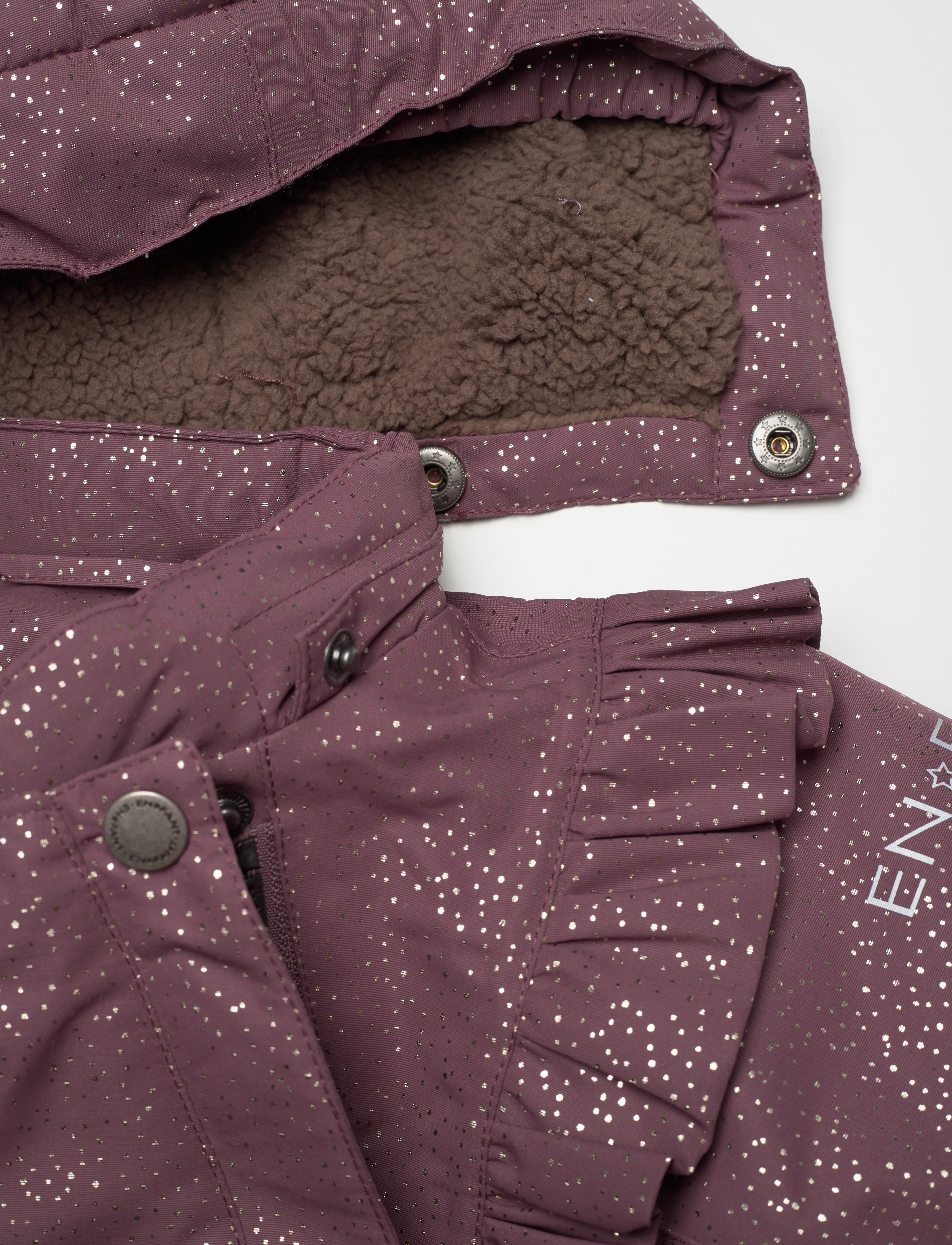 En Fant - Wholesuit W. Gold Glitter - flint - 3