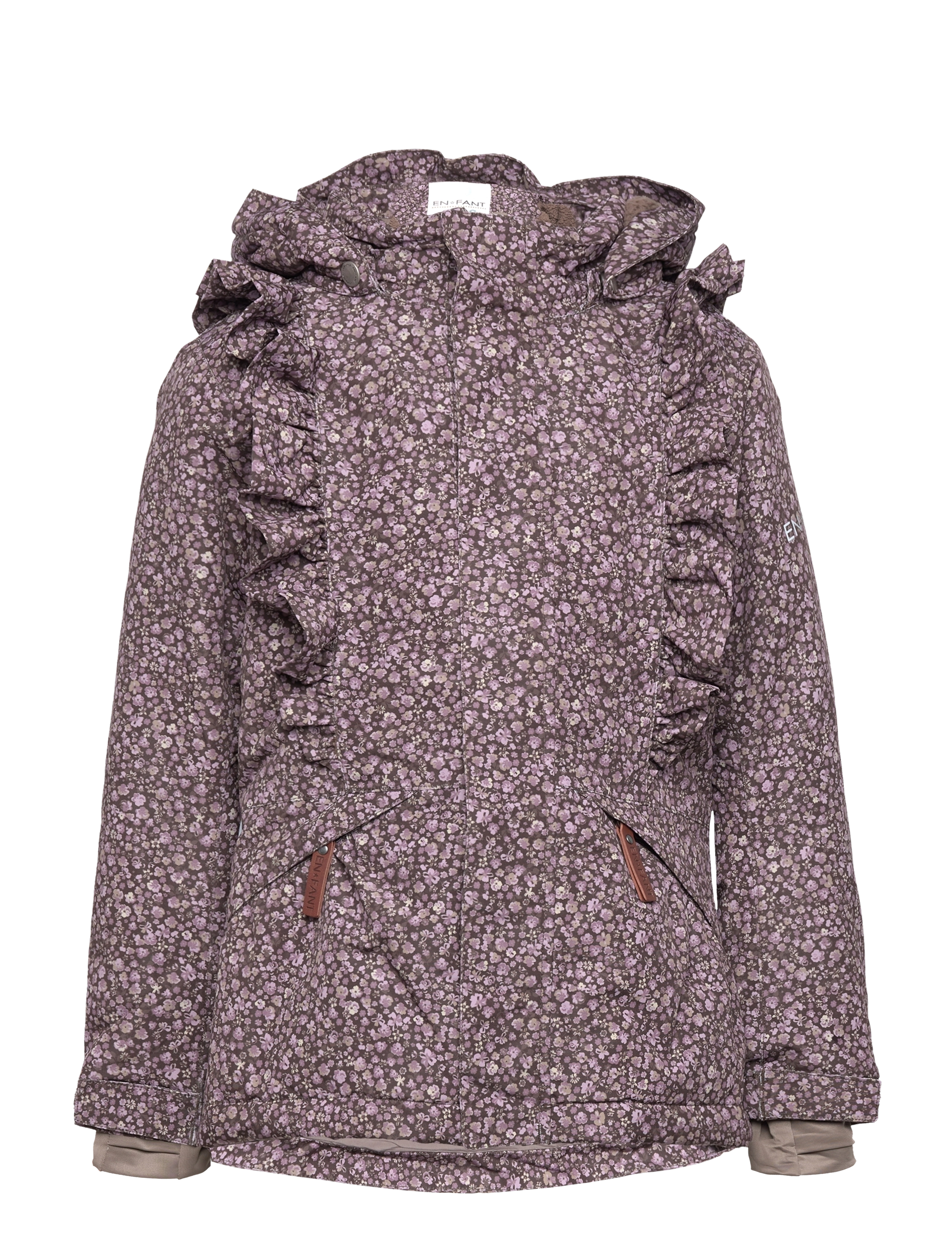 En Fant - Jacket AOP - coffee bean - 0