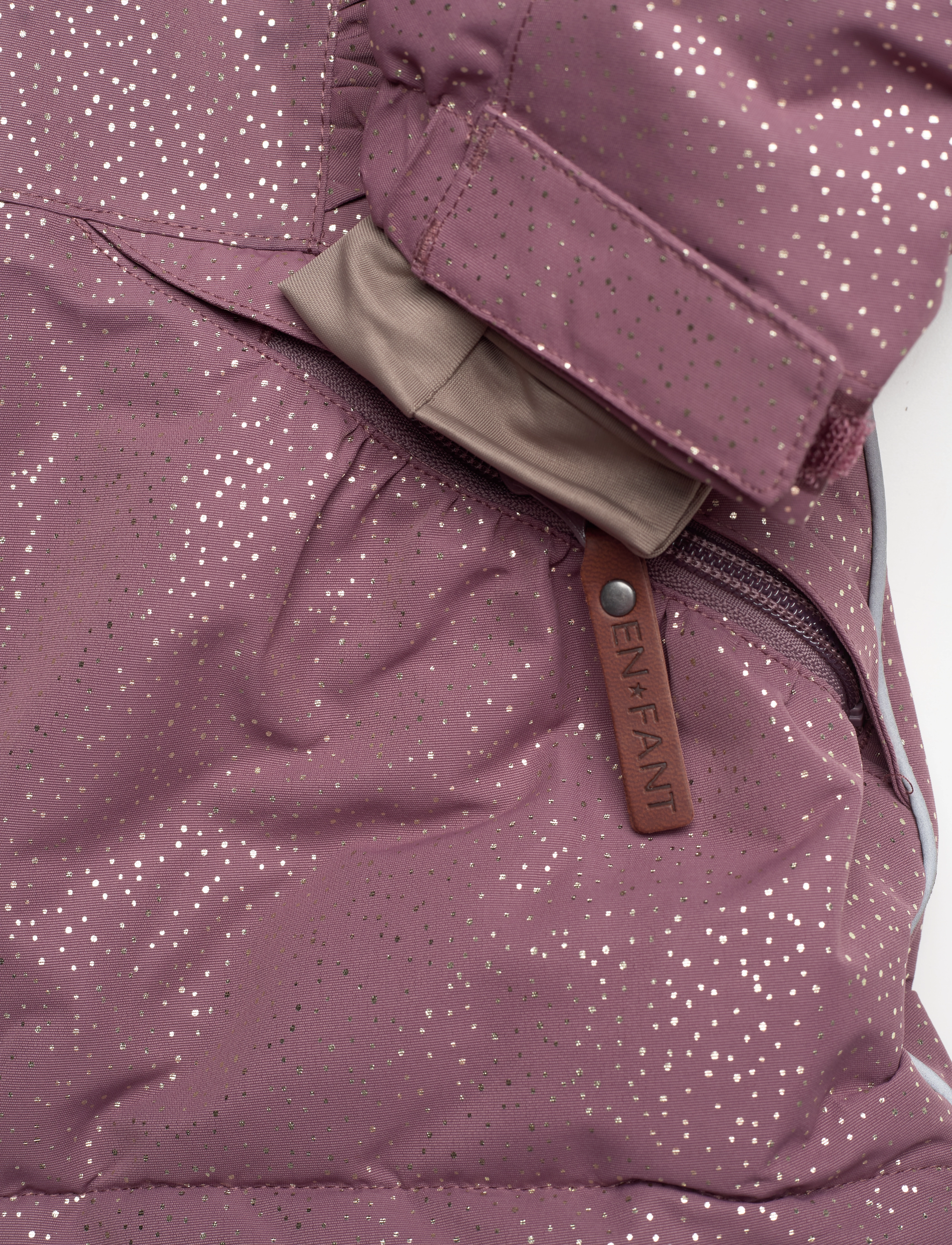 En Fant - Jacket W. Gold Glitter - flint - 3