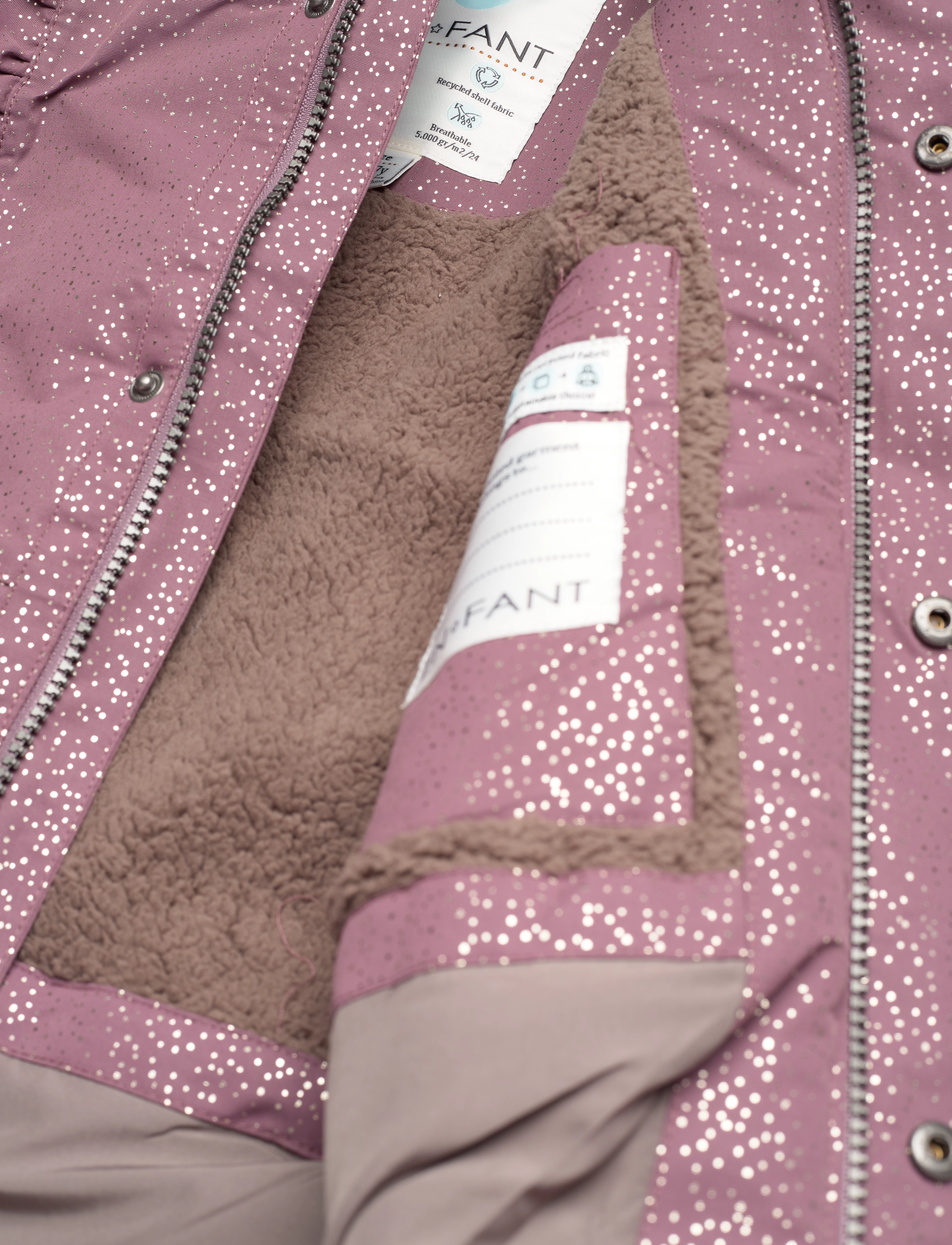 En Fant - Jacket W. Gold Glitter - flint - 4