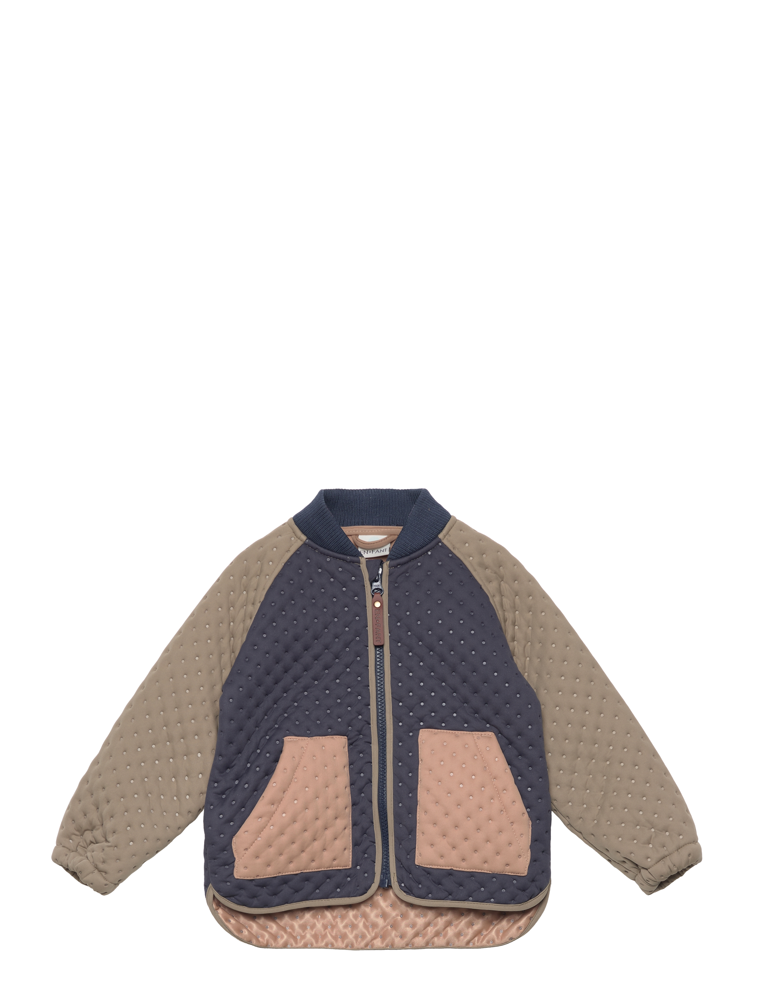 En Fant - Thermal Jacket Soft Colorblock - moss green - 0