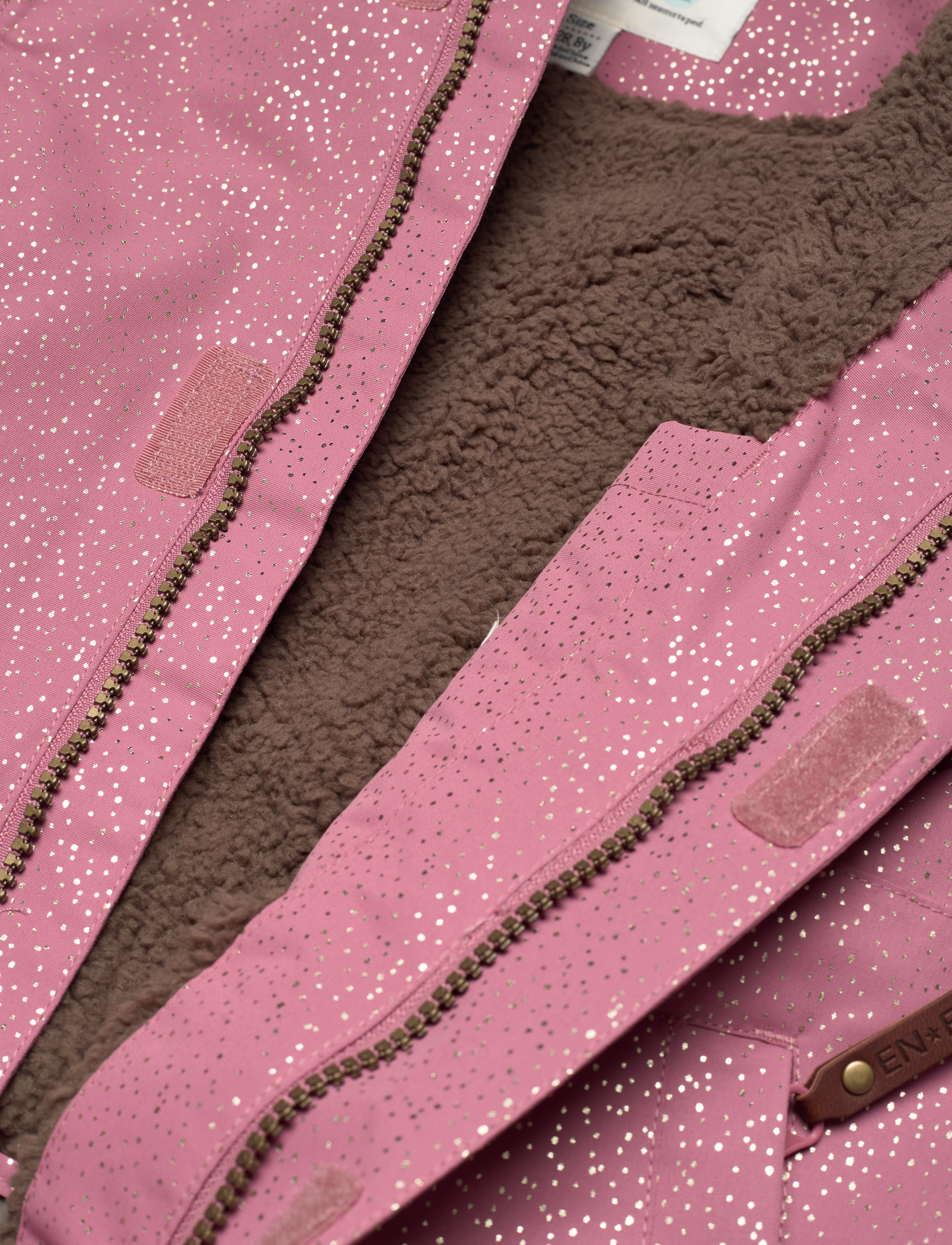En Fant - Snowsuit Glitter - mesa rose - 4