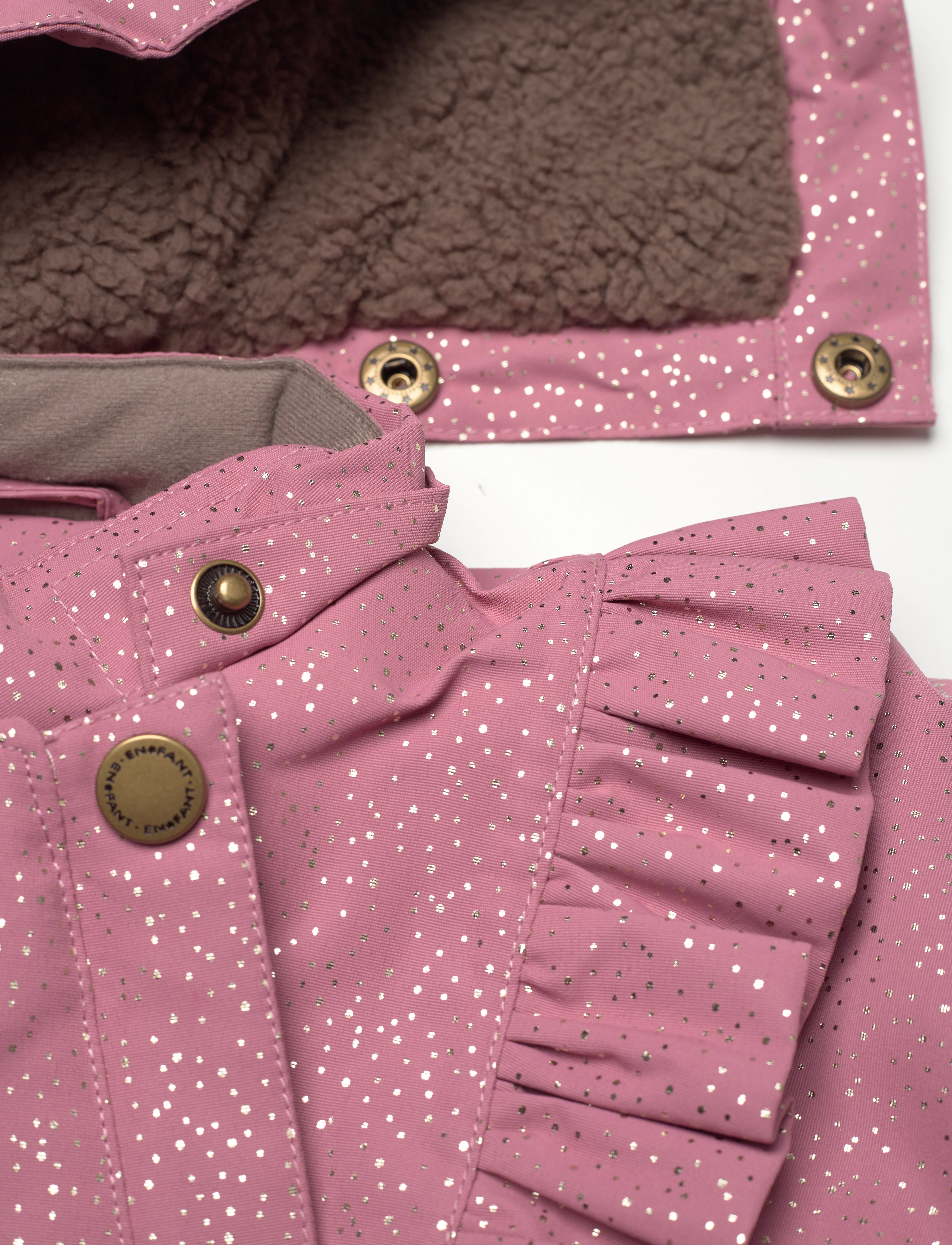 En Fant - Snowsuit Glitter - mesa rose - 3