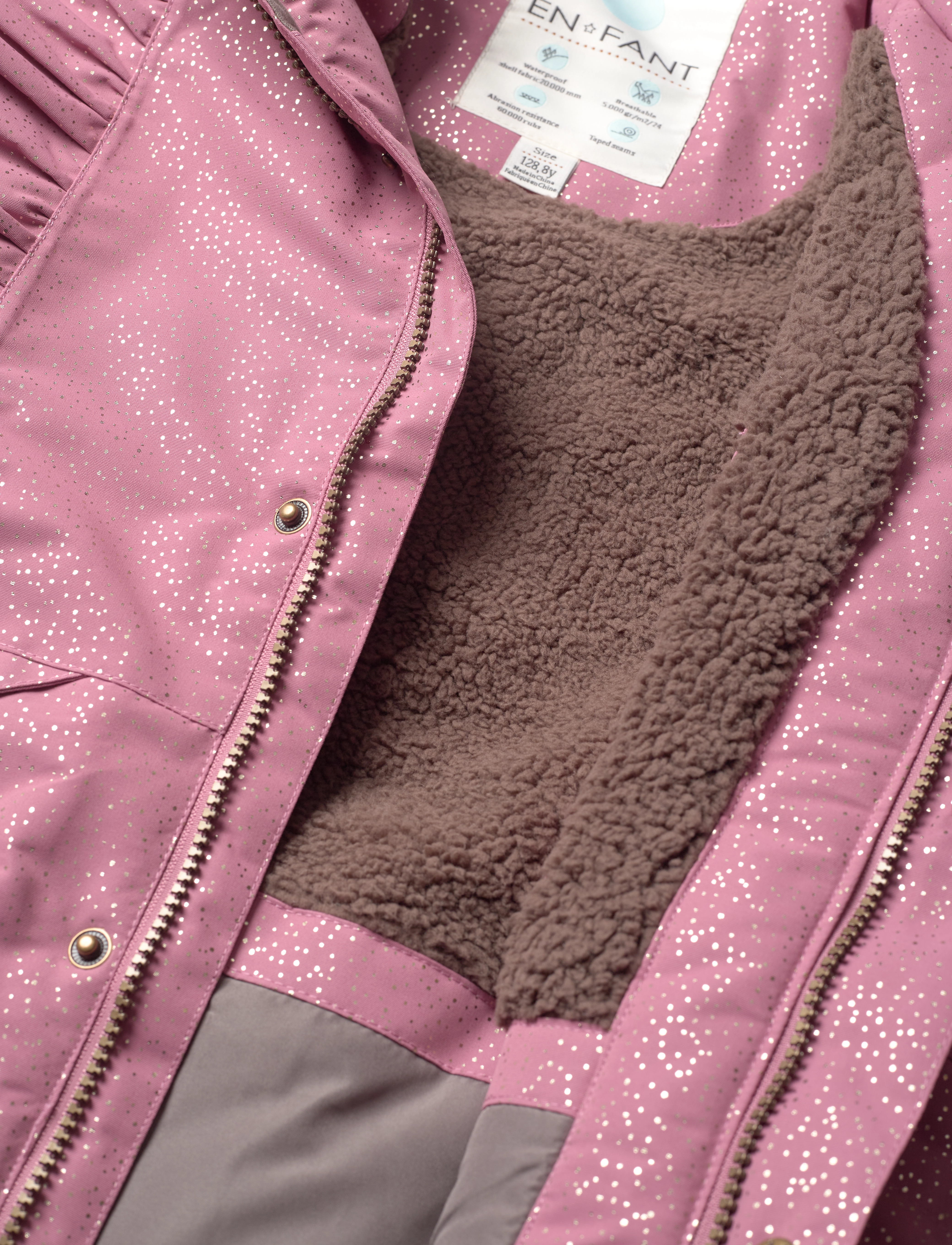 En Fant - Jacket Glitter - mesa rose - 4