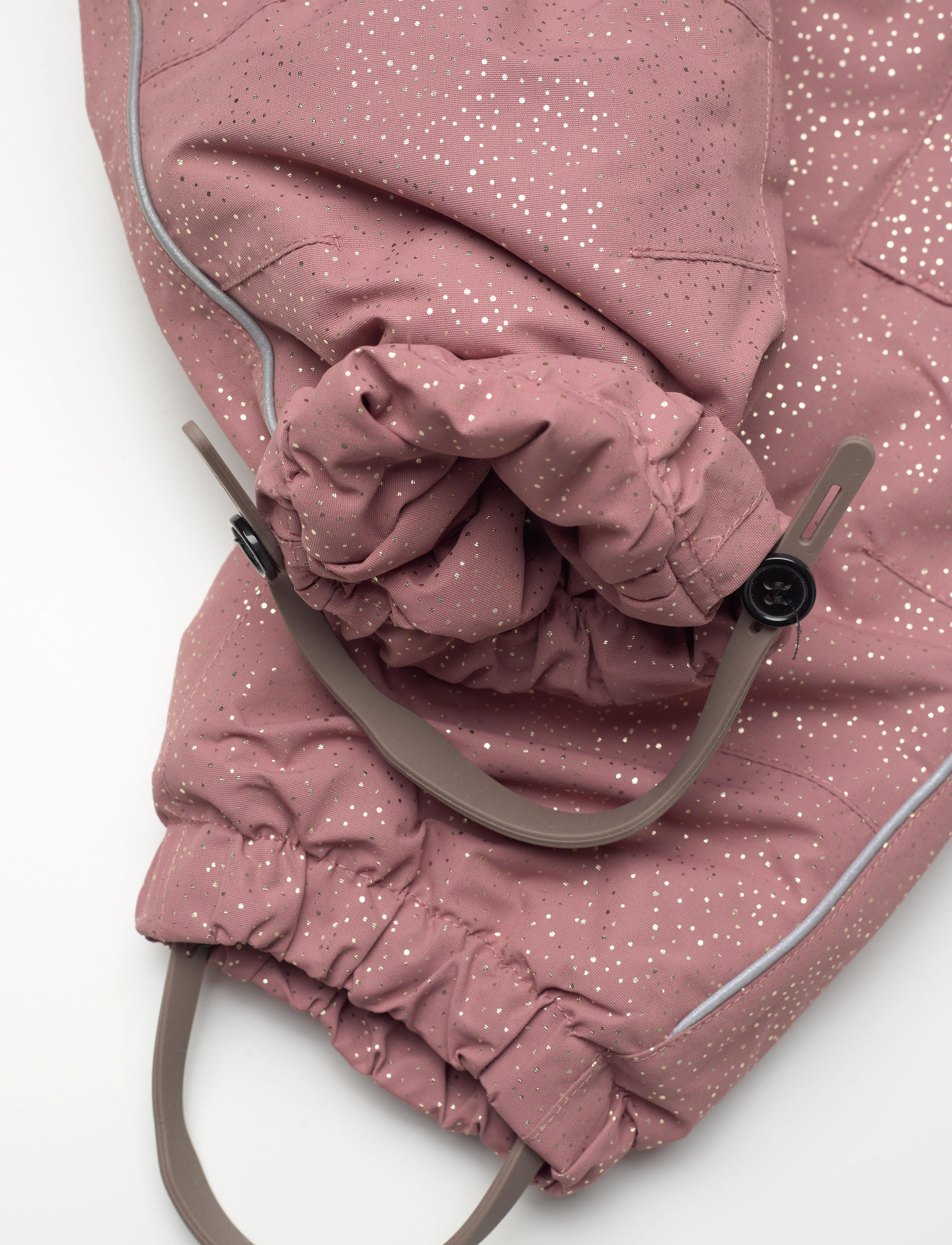 En Fant - Baby Snowsuit W. Frills - burlwood - 4
