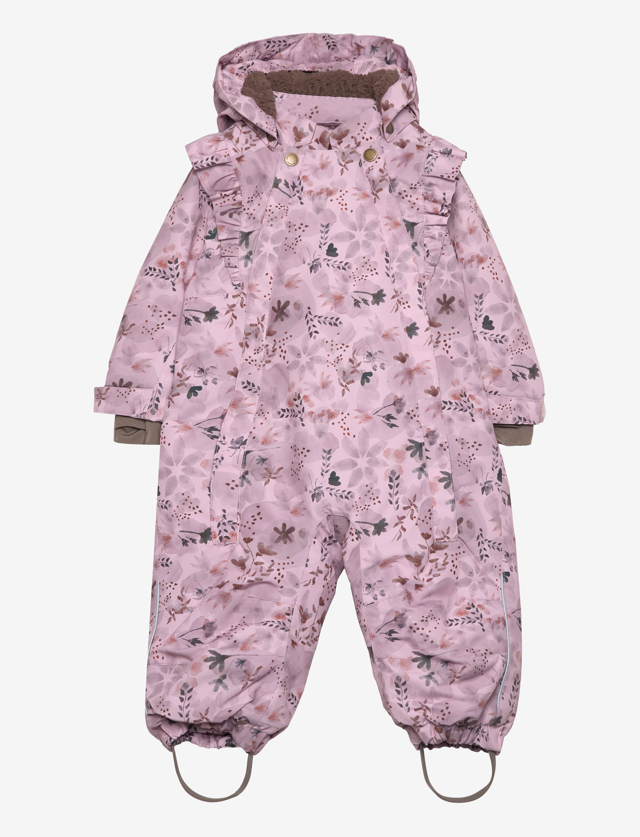En Fant - Baby Snowsuit W. Frills - shop efter alder - burnished lilac - 0