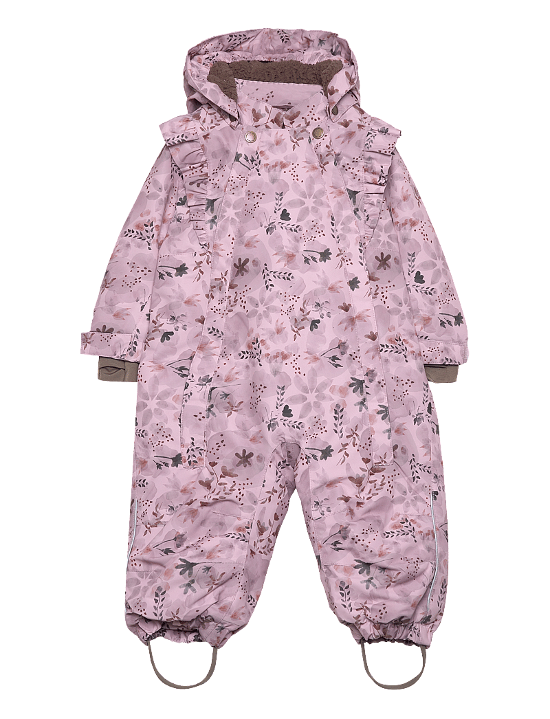 En Fant - Baby Snowsuit W. Frills - shop efter alder - burnished lilac - 0