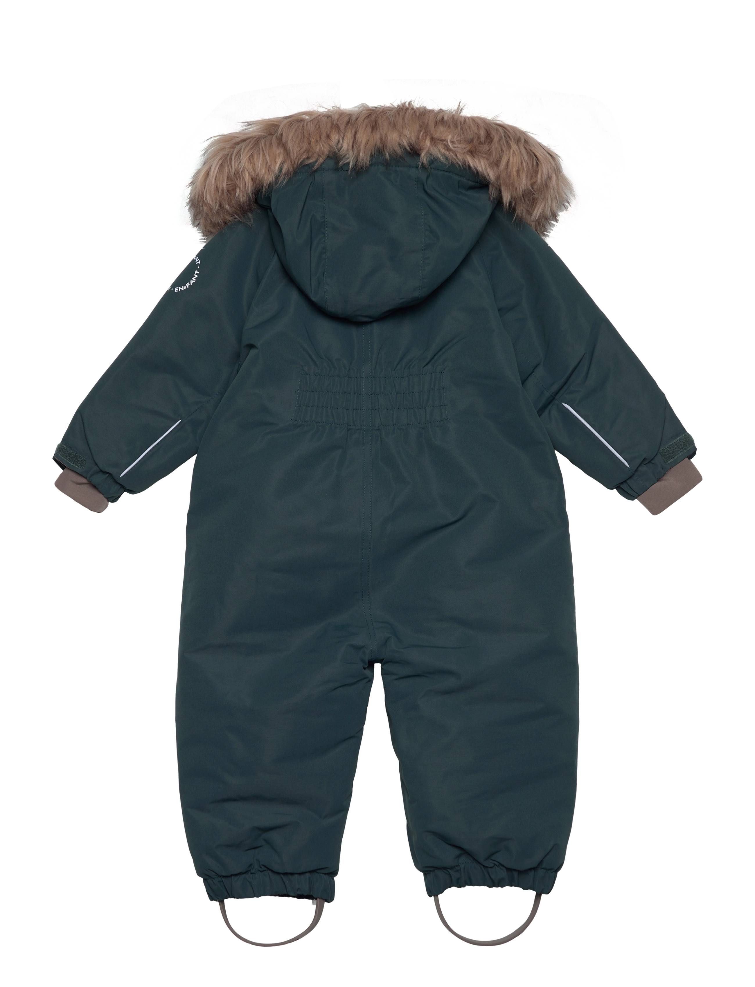 En Fant - Baby Snowsuit W. Fake Fur - børn - green gables - 1