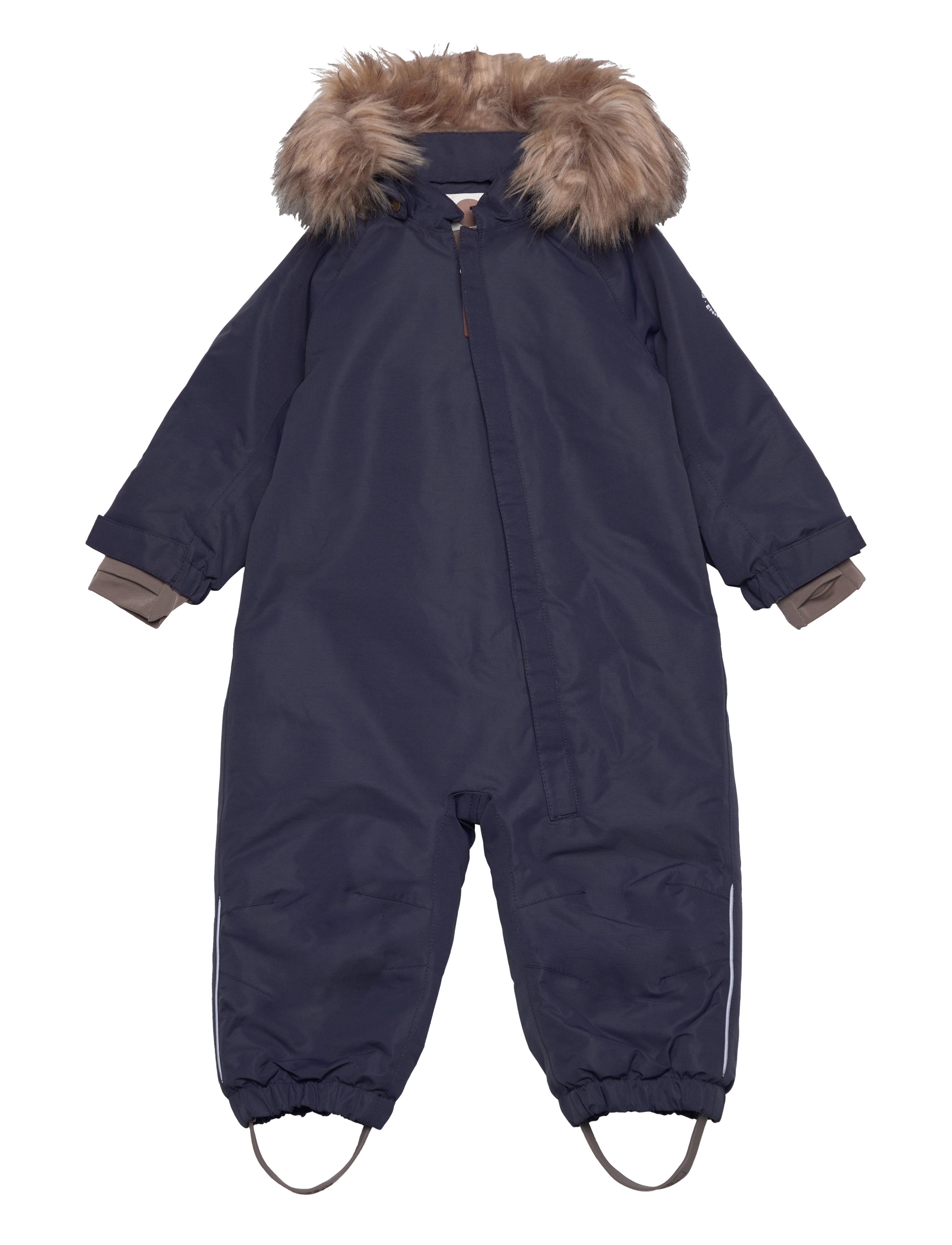 En Fant Baby Snowsuit W. Fake Fur - Overalls - PARISIAN NIGHT / navy