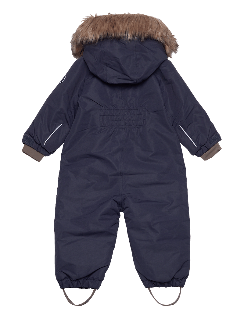 En Fant - Baby Snowsuit W. Fake Fur - darba apģērbs - parisian night - 1