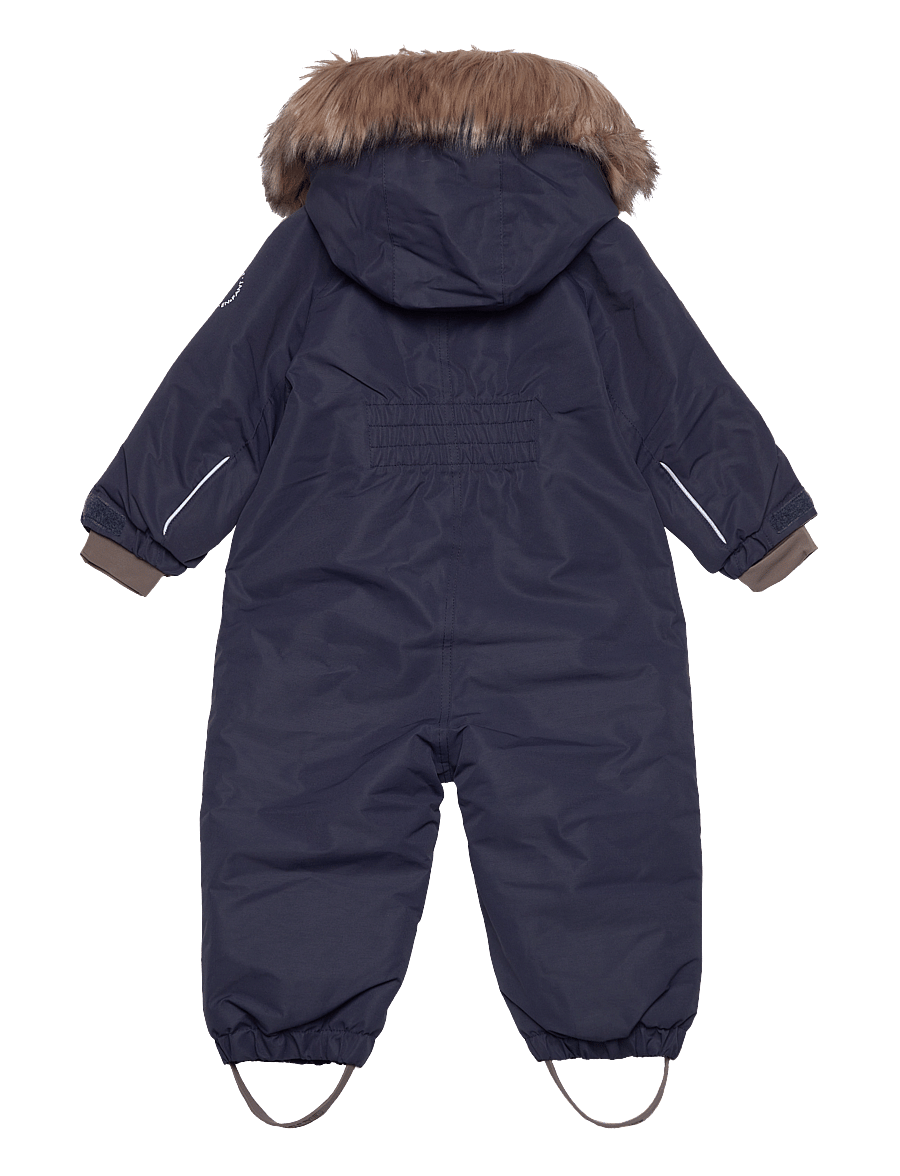 En Fant - Baby Snowsuit W. Fake Fur - snowsuit - parisian night - 1