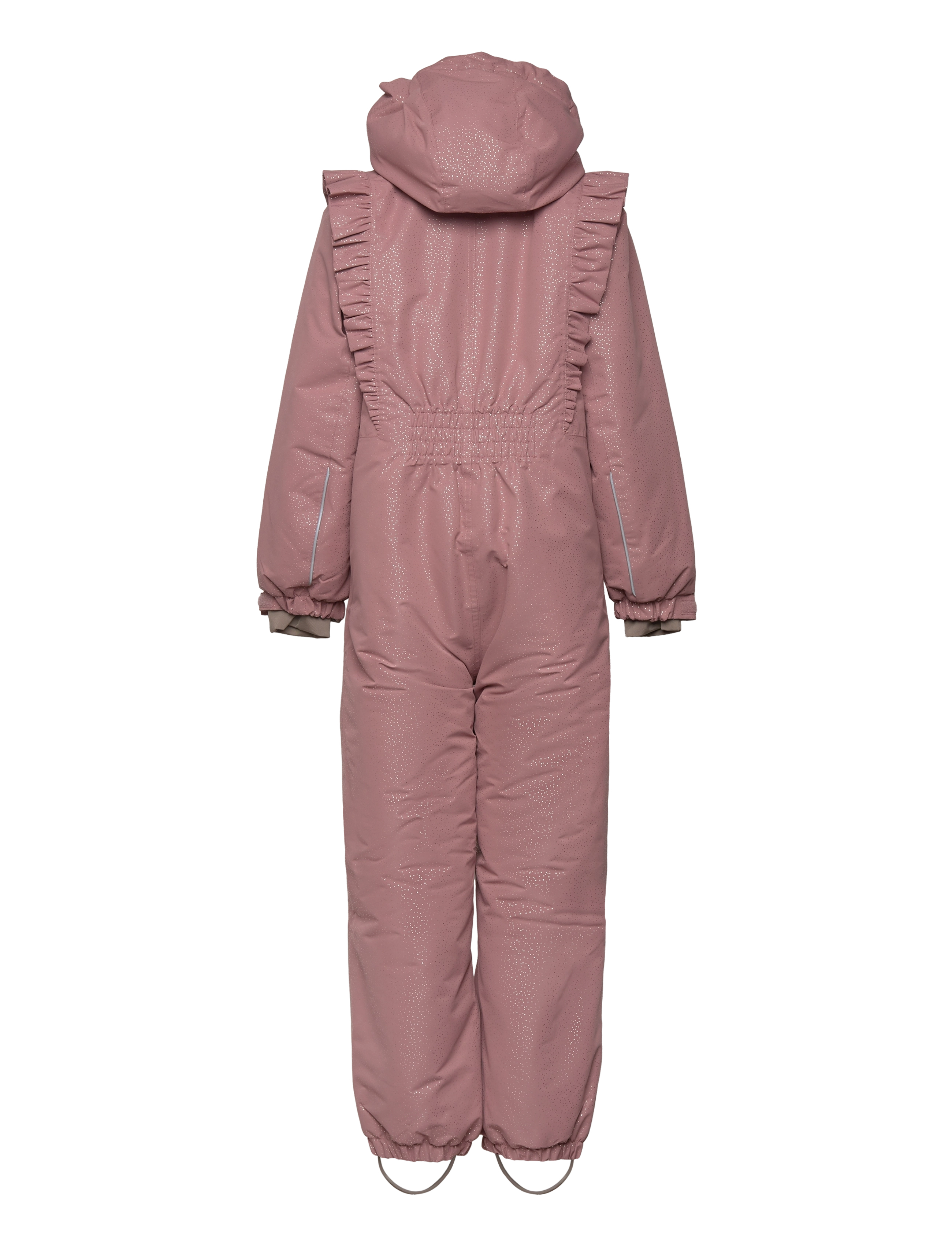 En Fant - Snowsuit W. Frills - burlwood - 1