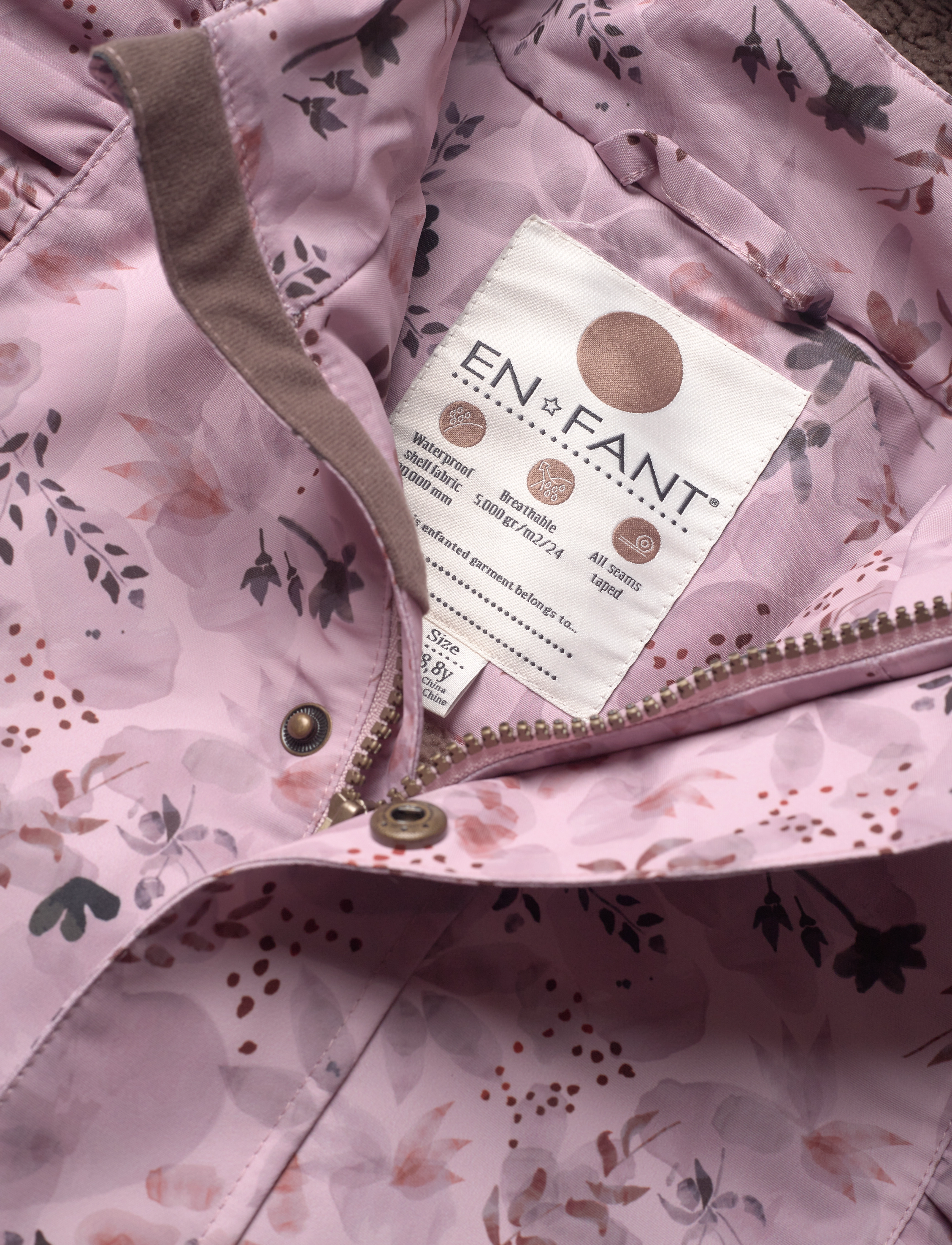 En Fant - Snowsuit W. Frills - burnished lilac - 3