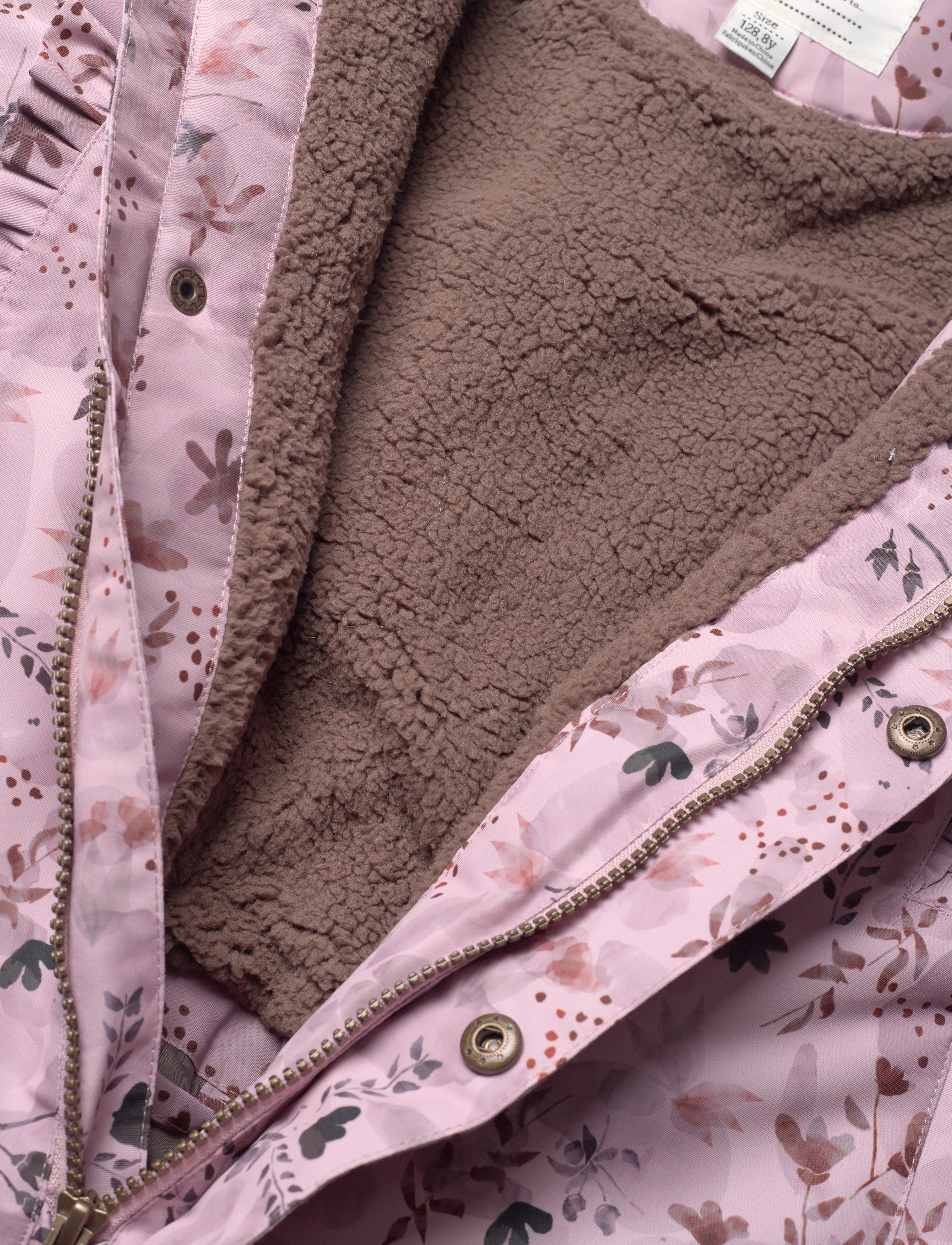 En Fant - Snowsuit W. Frills - burnished lilac - 2