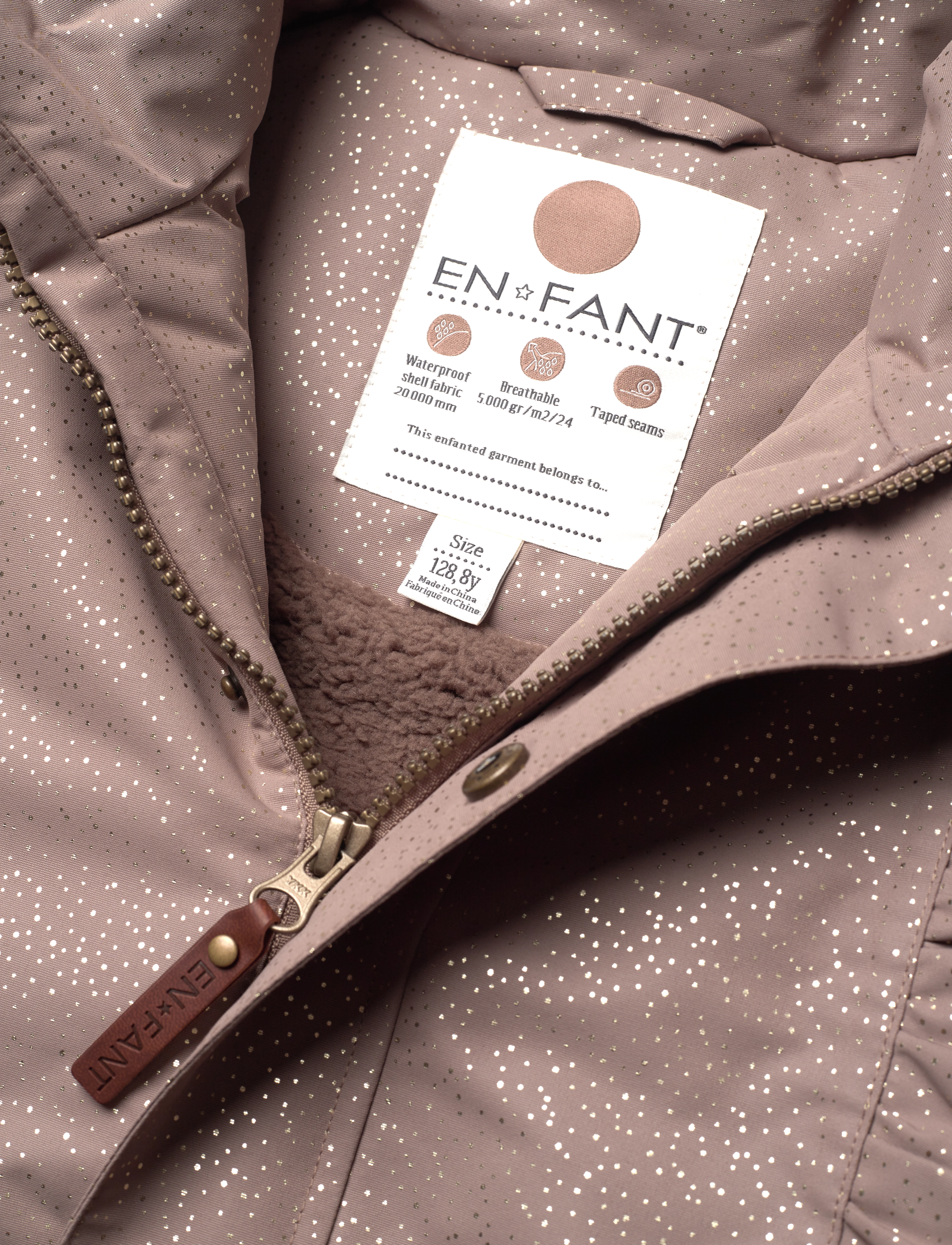 En Fant - Jacket W. Frills - pine bark - 3