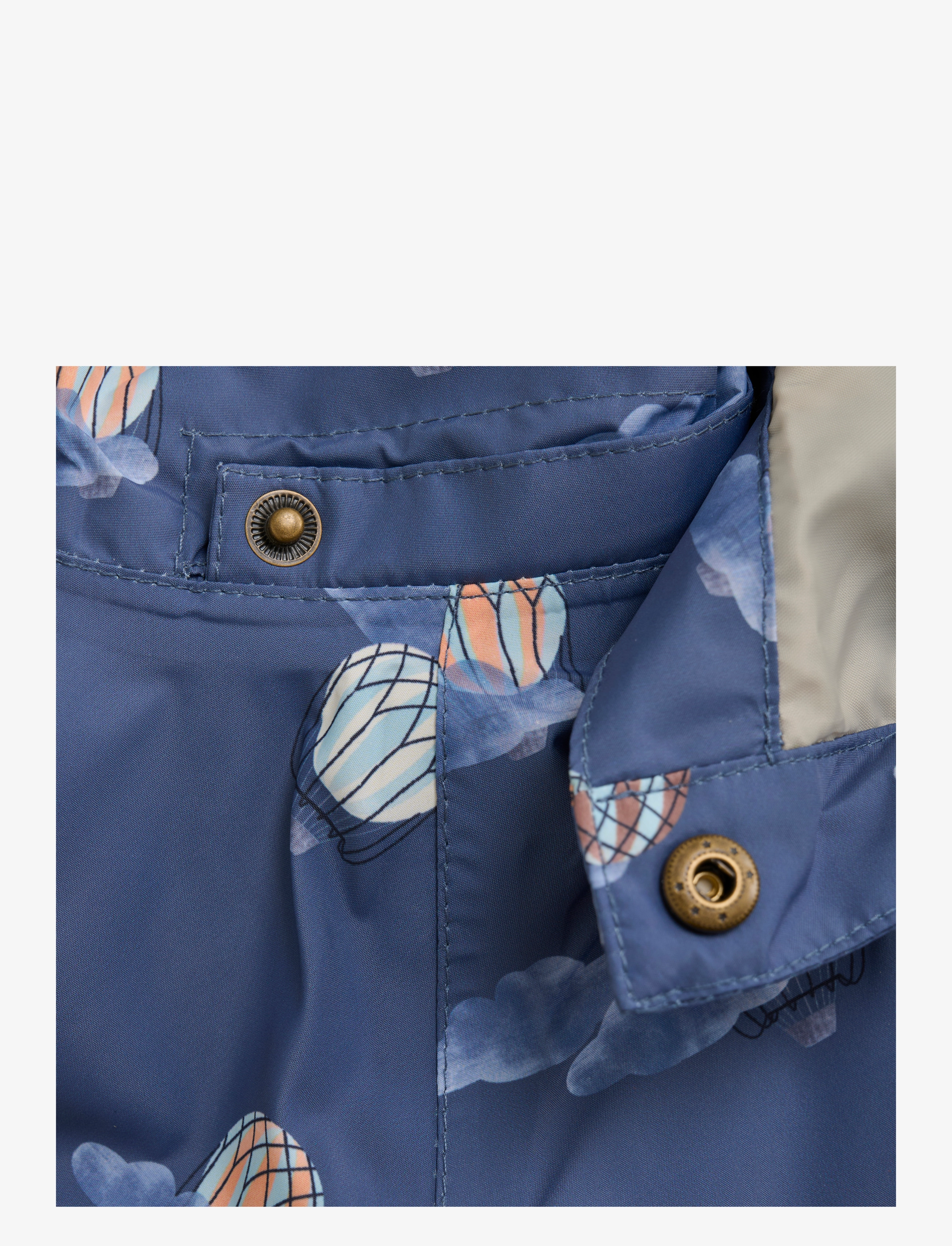 En Fant - Jacket, AOP - vintage indigo - 4