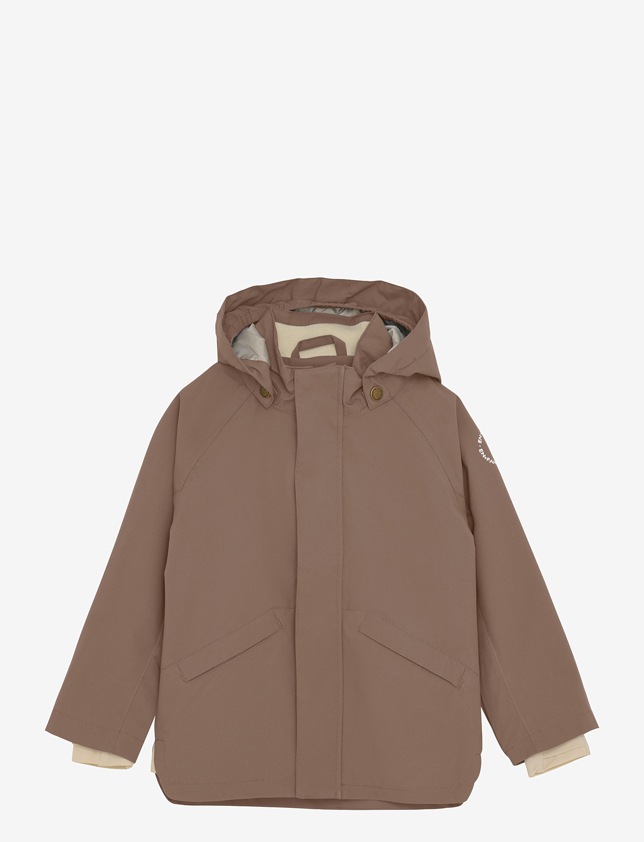 En Fant - Jacket Solid - caribou - 0