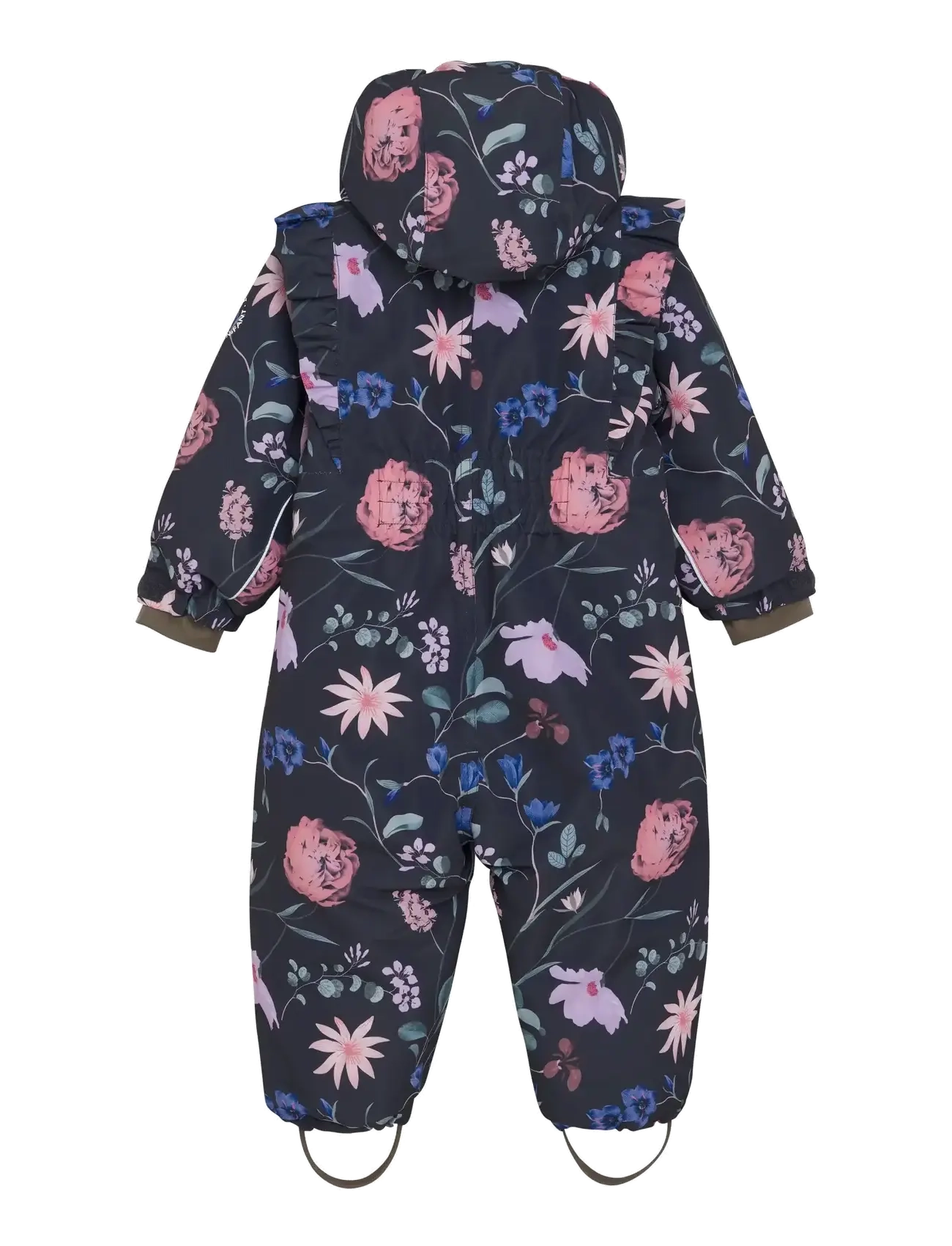 En Fant - Baby Snowsuit W. Frills - shop efter alder - ebony - 2