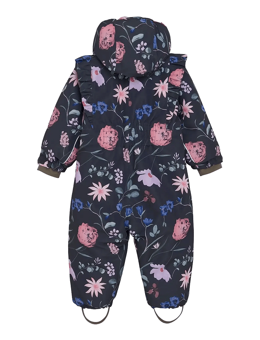 En Fant - Baby Snowsuit W. Frills - shop efter alder - ebony - 2