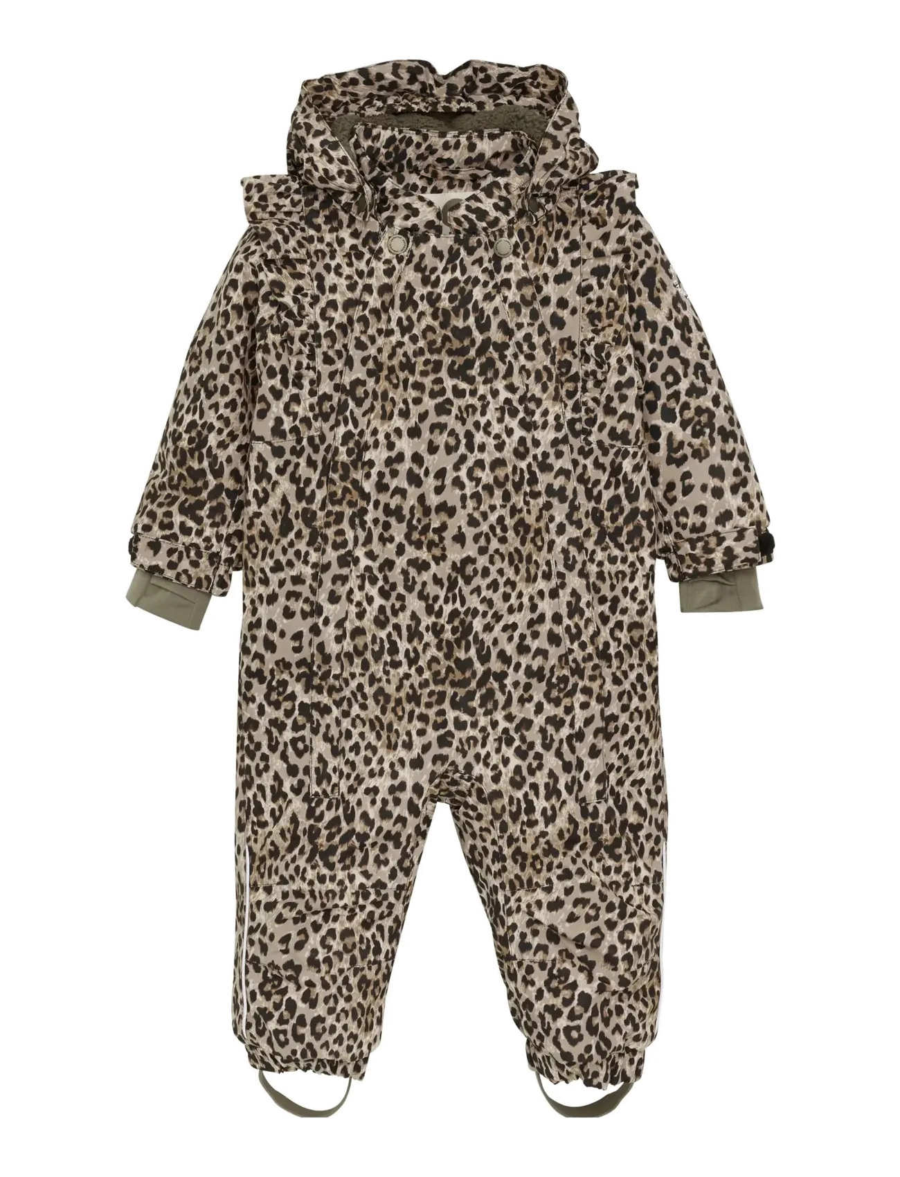 En Fant Baby Snowsuit W. Frills - Õueriided - PINE BARK / brown