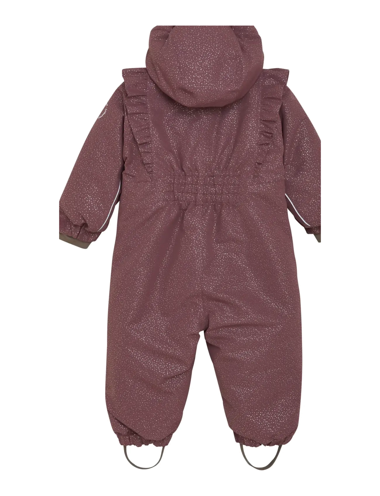 En Fant - Baby Snowsuit W. Frills - snowsuit - rose taupe - 1