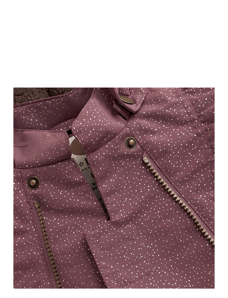 En Fant - Baby Snowsuit W. Frills - talvekombinesoon - rose taupe - 2