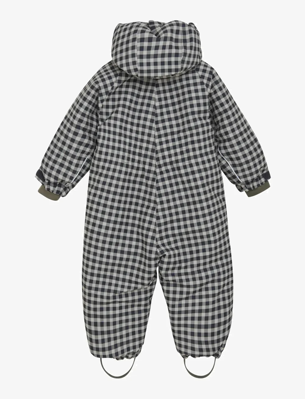 En Fant - Baby Snowsuit AOP - schneeanzug - ebony - 2