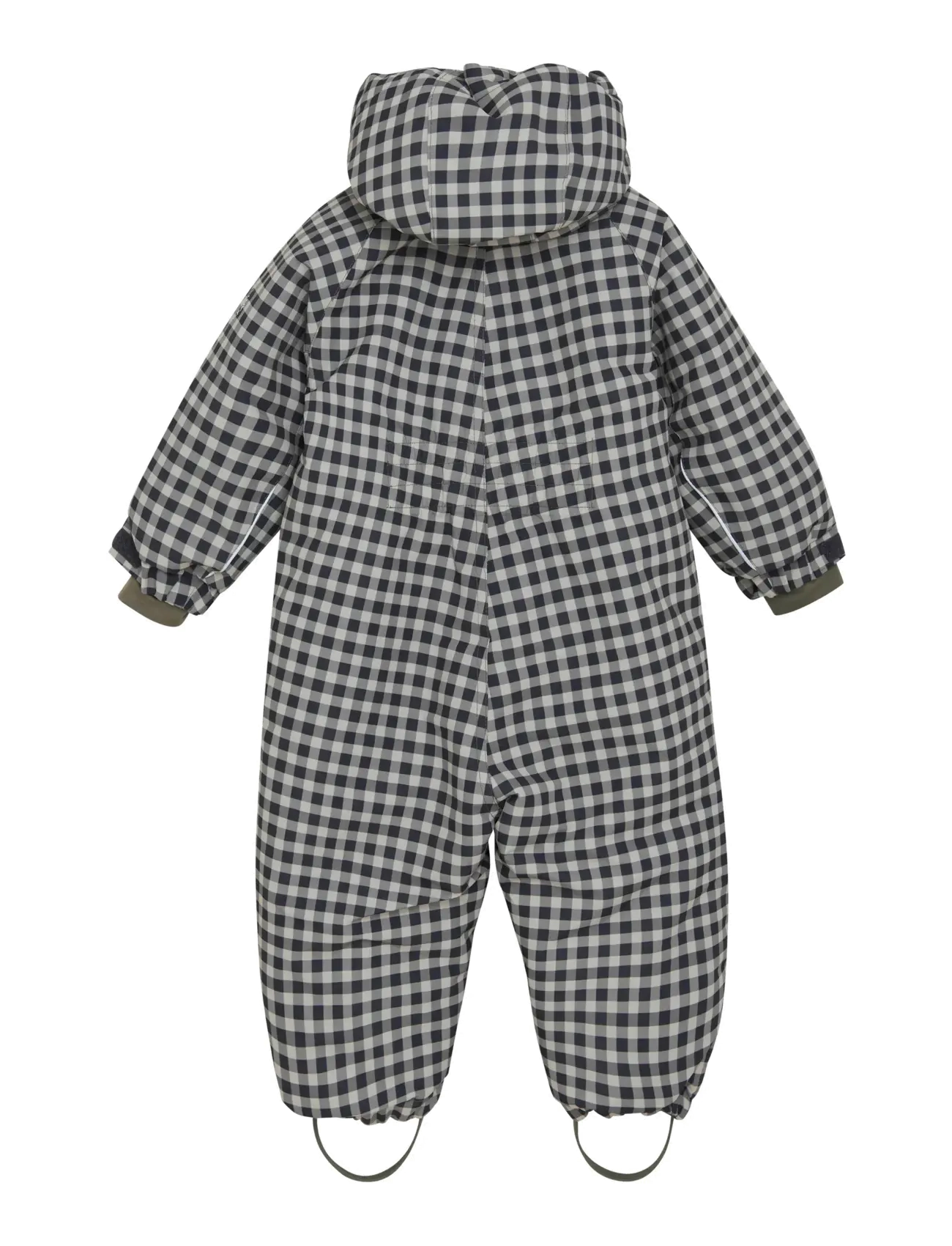 En Fant - Baby Snowsuit AOP - ebony - 2
