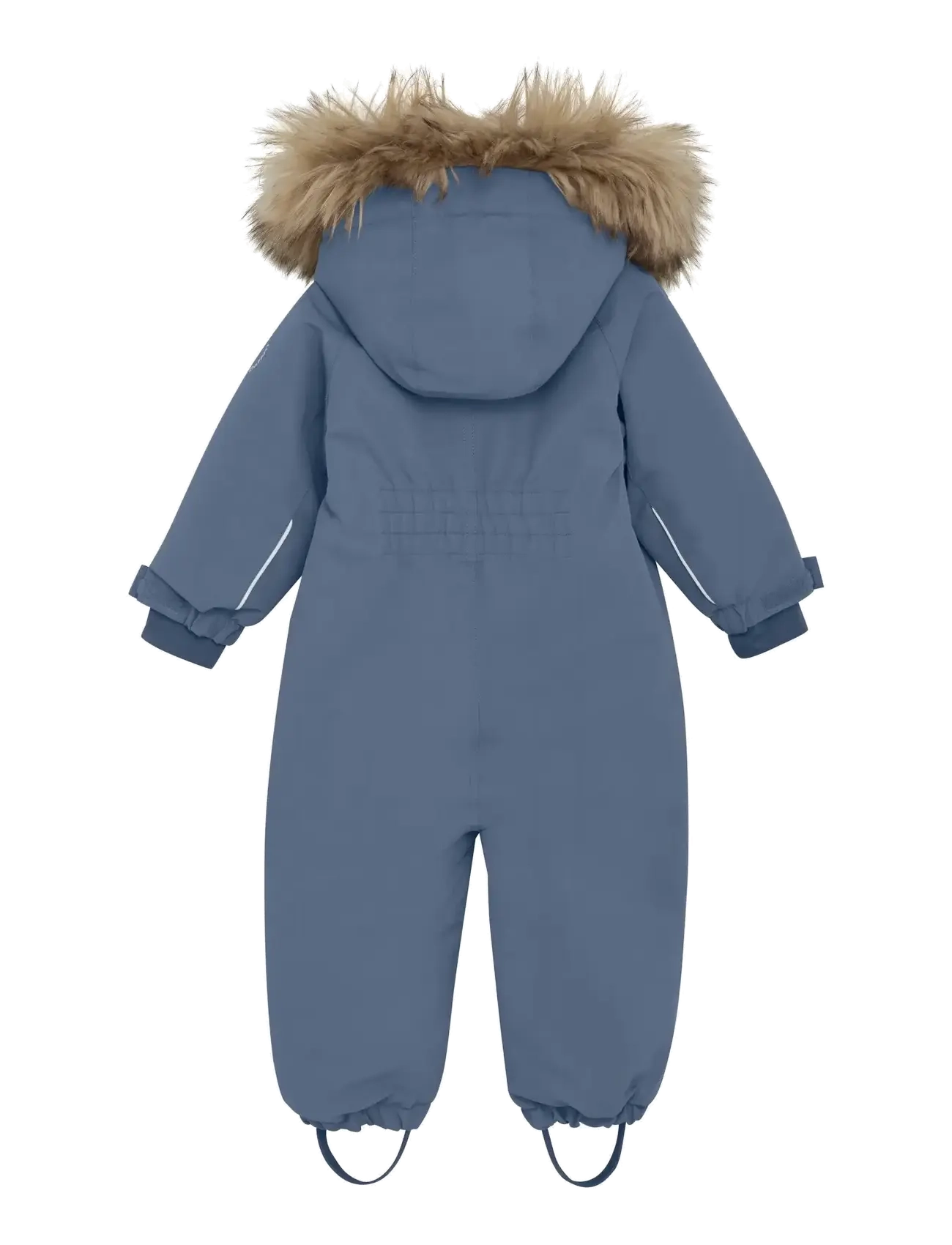 En Fant - Baby Snowsuit W. Fake Fur - Žieminiai kombinezonai - flint stone - 1