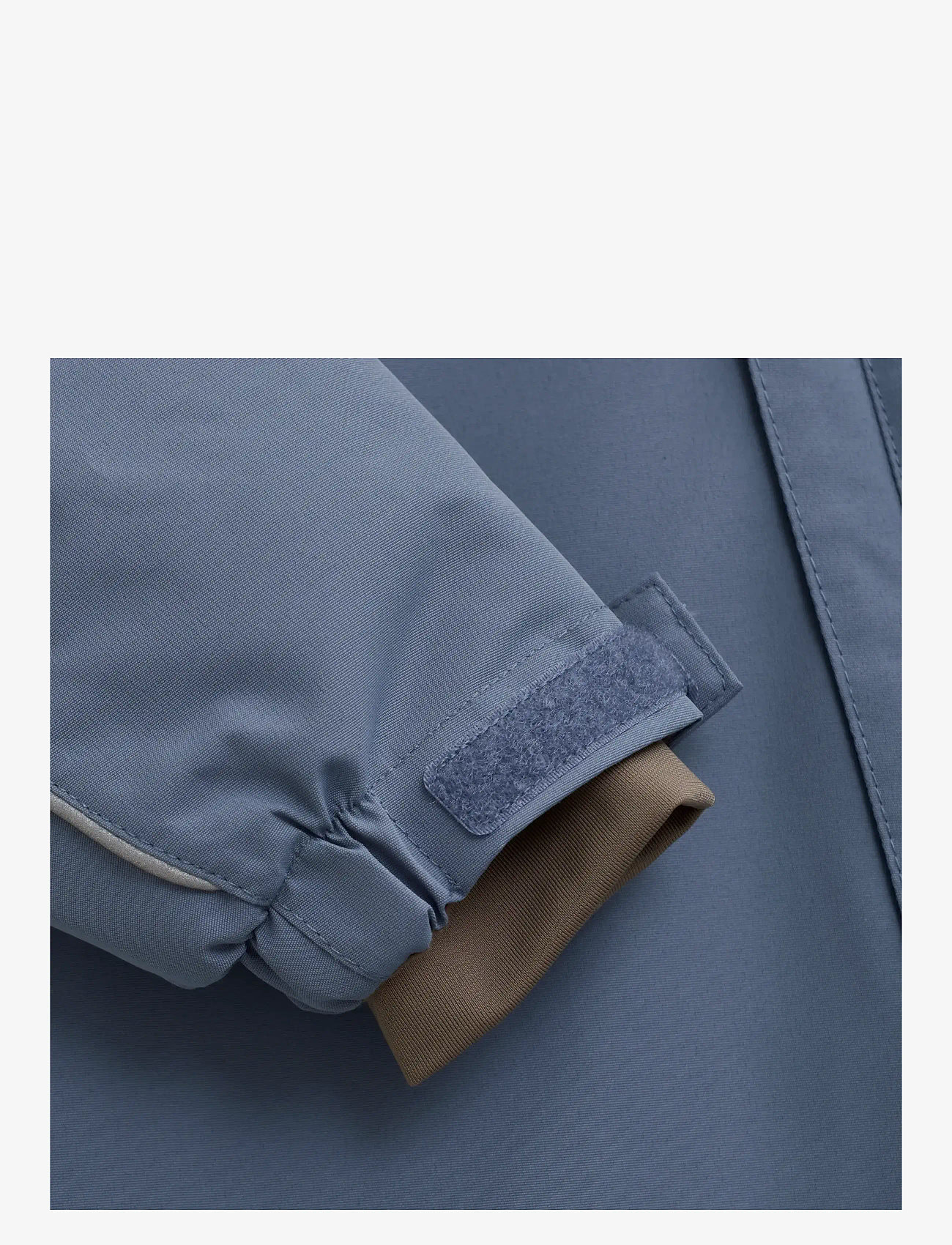 En Fant - Baby Snowsuit W. Fake Fur - vinteroveraller - flint stone - 2