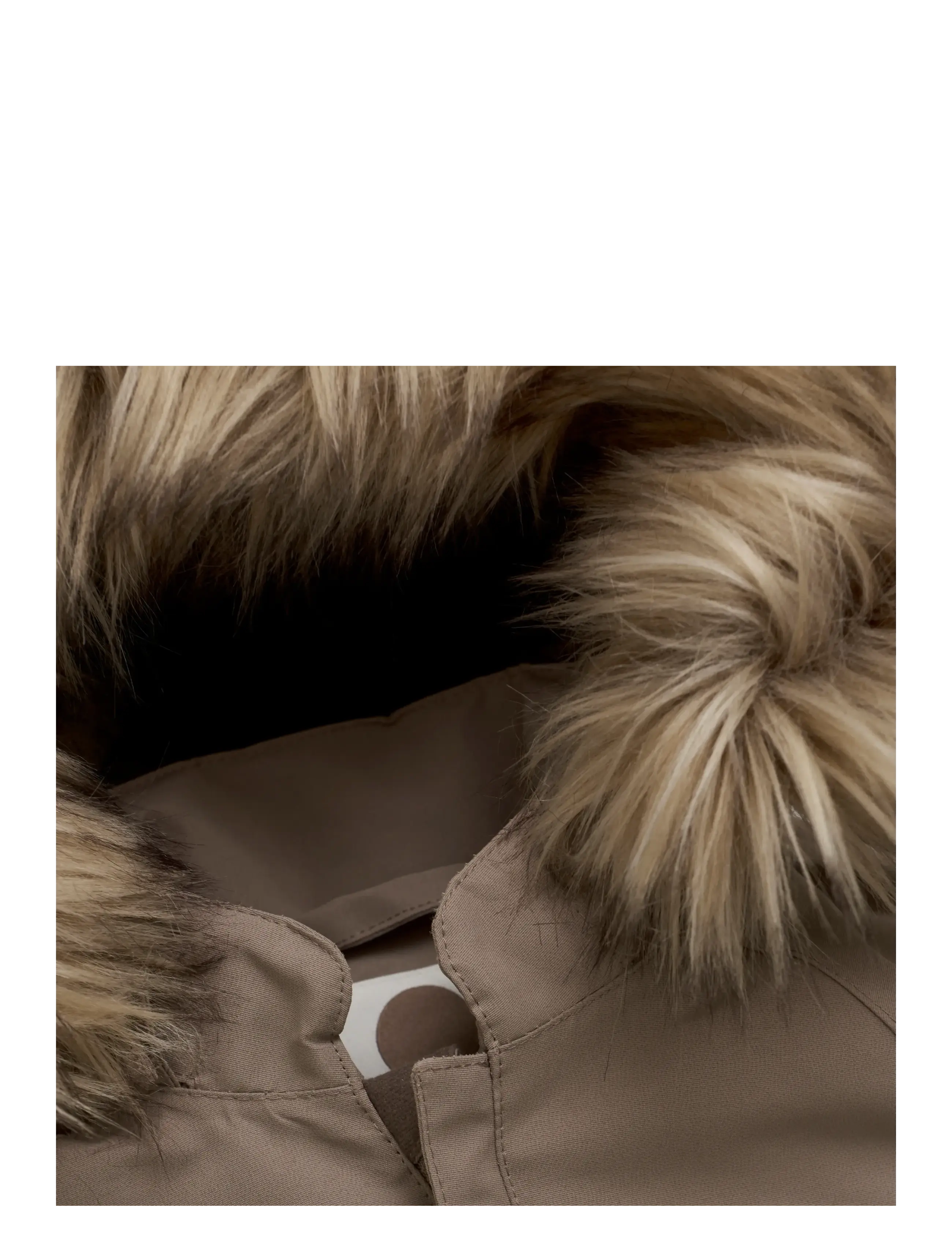 En Fant - Baby Snowsuit W. Fake Fur - jacken & mäntel - fungi - 3