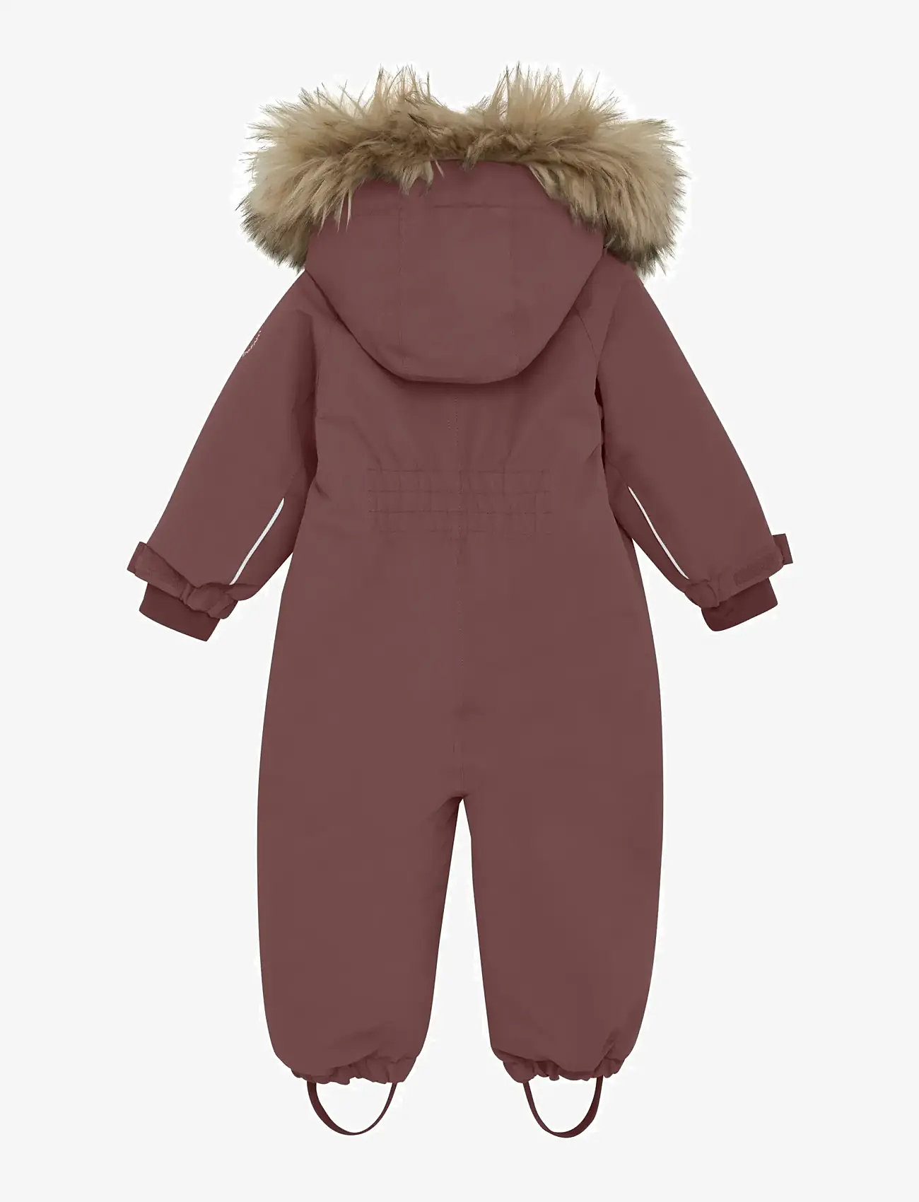 En Fant - Baby Snowsuit W. Fake Fur - shop efter alder - rose taupe - 1
