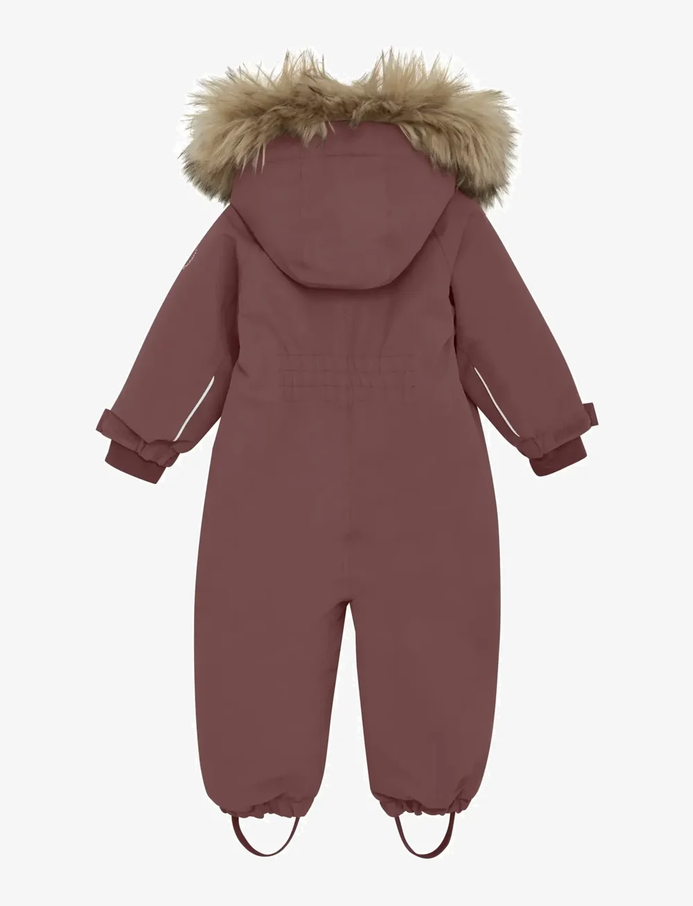 En Fant - Baby Snowsuit W. Fake Fur - shop efter alder - rose taupe - 1