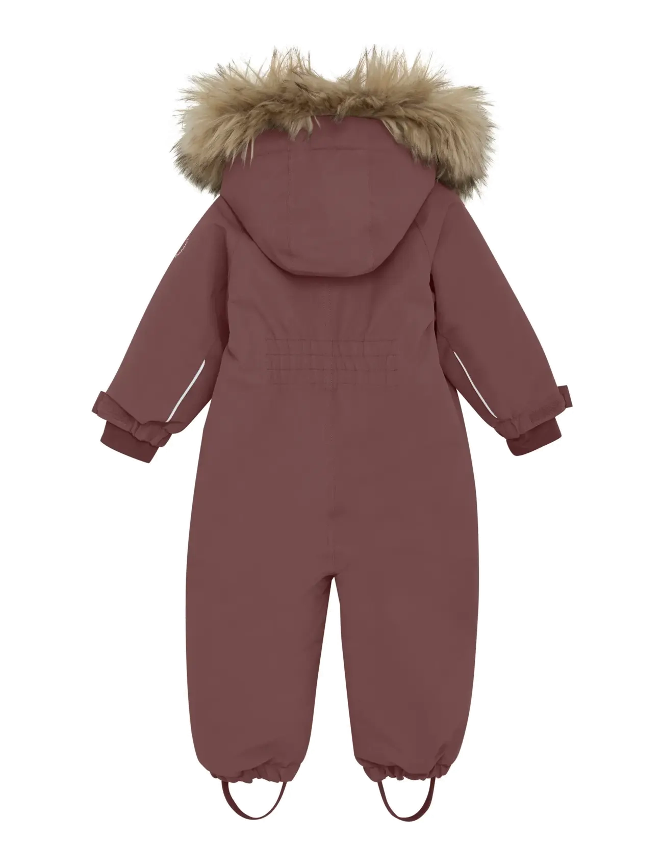 En Fant - Baby Snowsuit W. Fake Fur - shop efter alder - rose taupe - 1