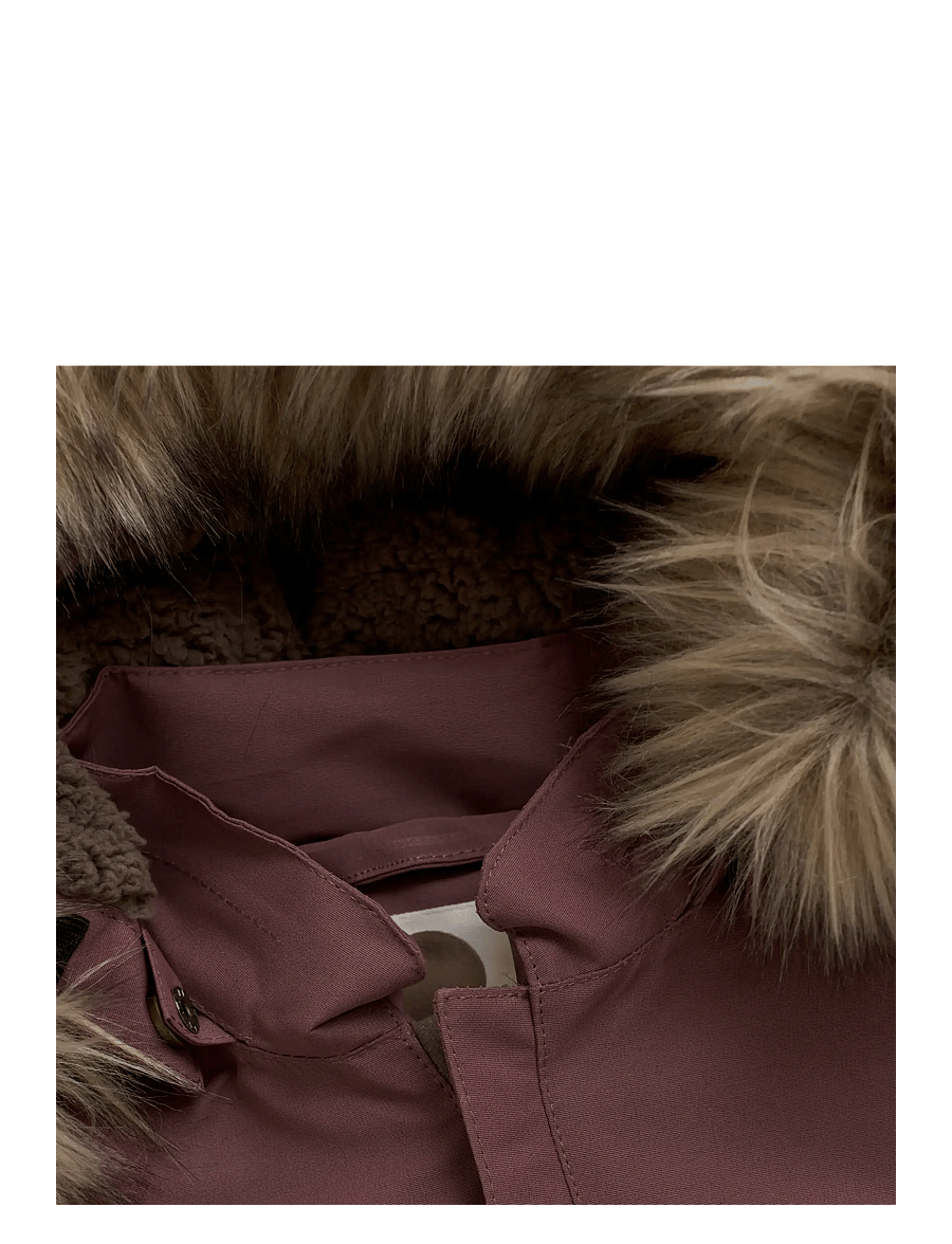 En Fant - Baby Snowsuit W. Fake Fur - shop efter alder - rose taupe - 3