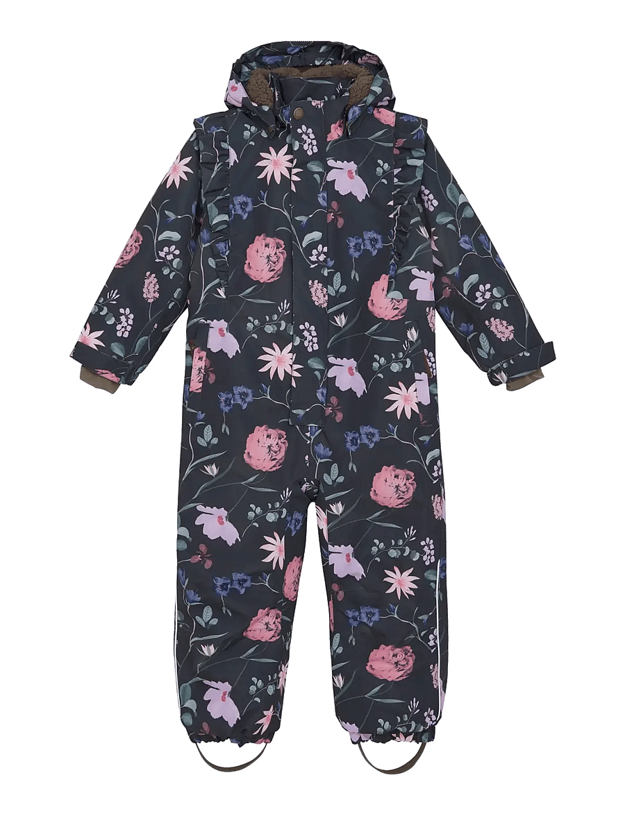 En Fant - Snowsuit W. Frills - shop efter alder - ebony - 0