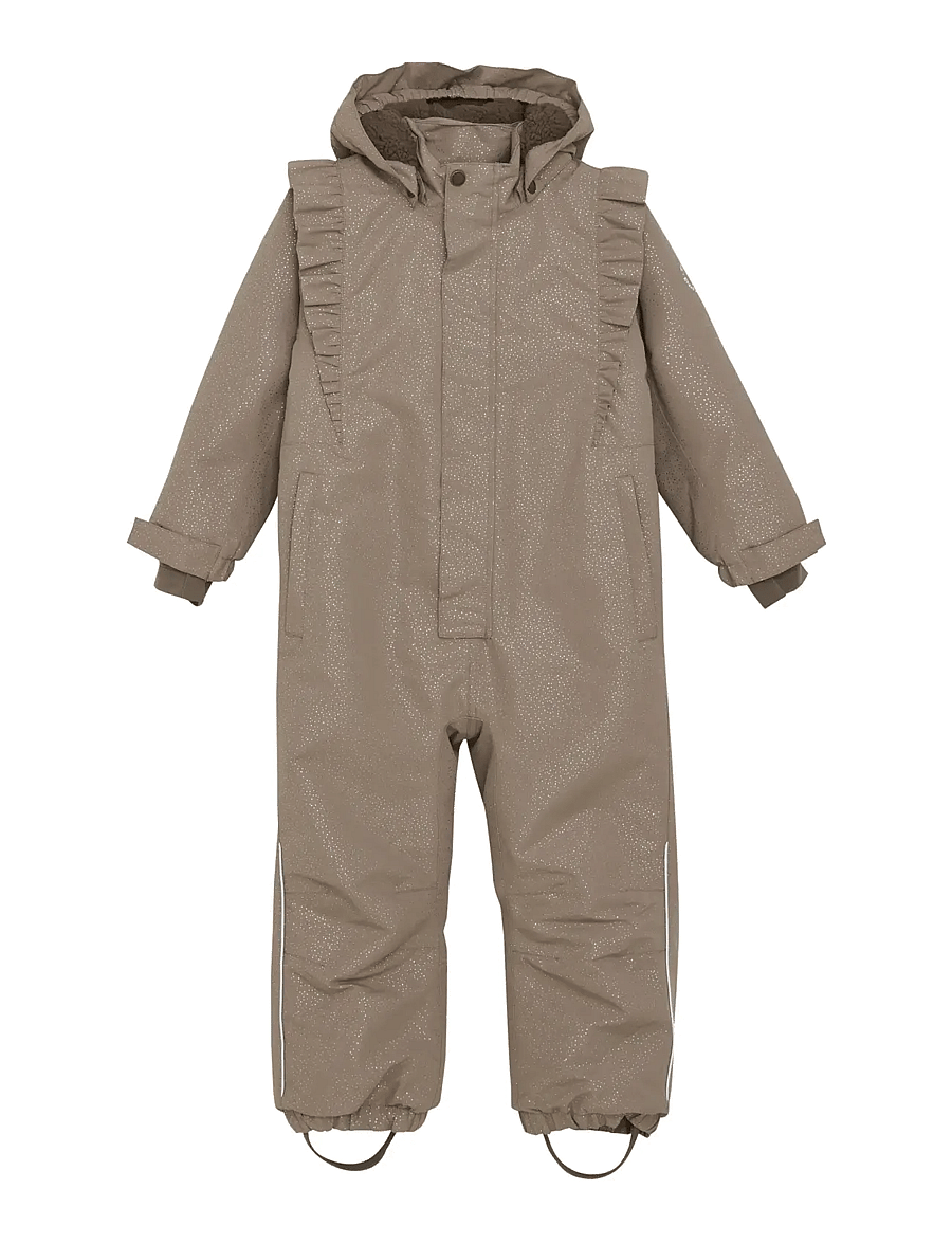 En Fant - Snowsuit W. Frills - schneeanzug - fungi - 0
