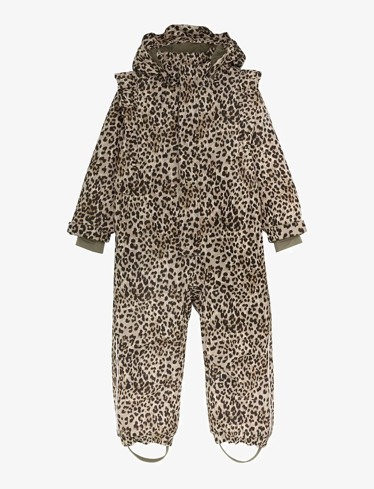 En Fant - Snowsuit W. Frills - schneeanzug - pine bark - 0