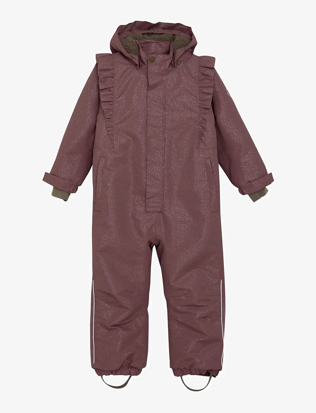 En Fant - Snowsuit W. Frills - vinteroveraller - rose taupe - 0