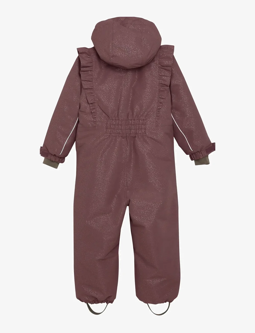 En Fant - Snowsuit W. Frills - snowsuit - rose taupe - 1