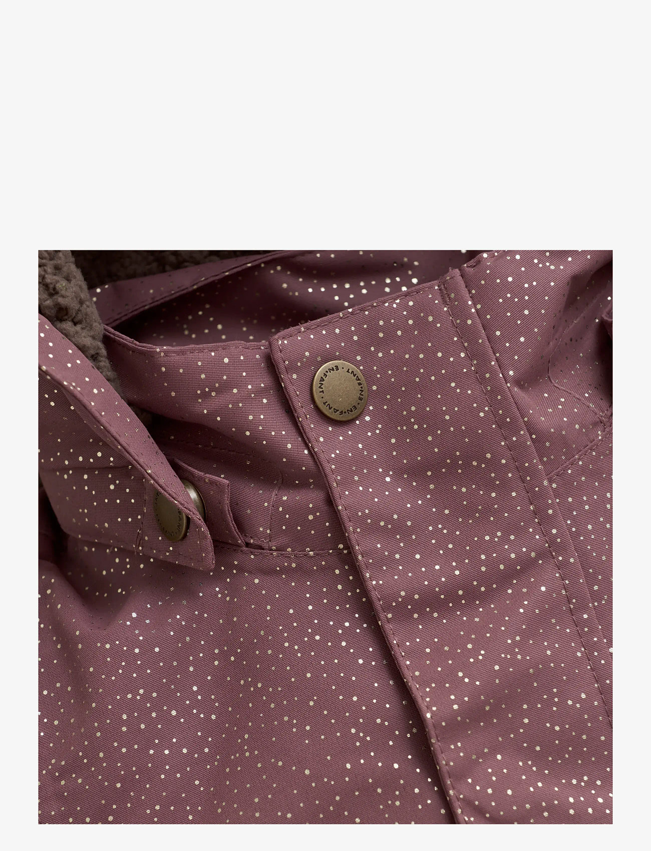 En Fant - Snowsuit W. Frills - vinteroveraller - rose taupe - 2