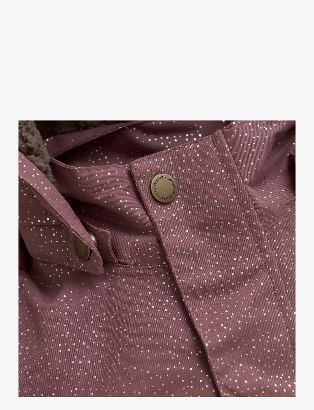 En Fant - Snowsuit W. Frills - snowsuit - rose taupe - 2