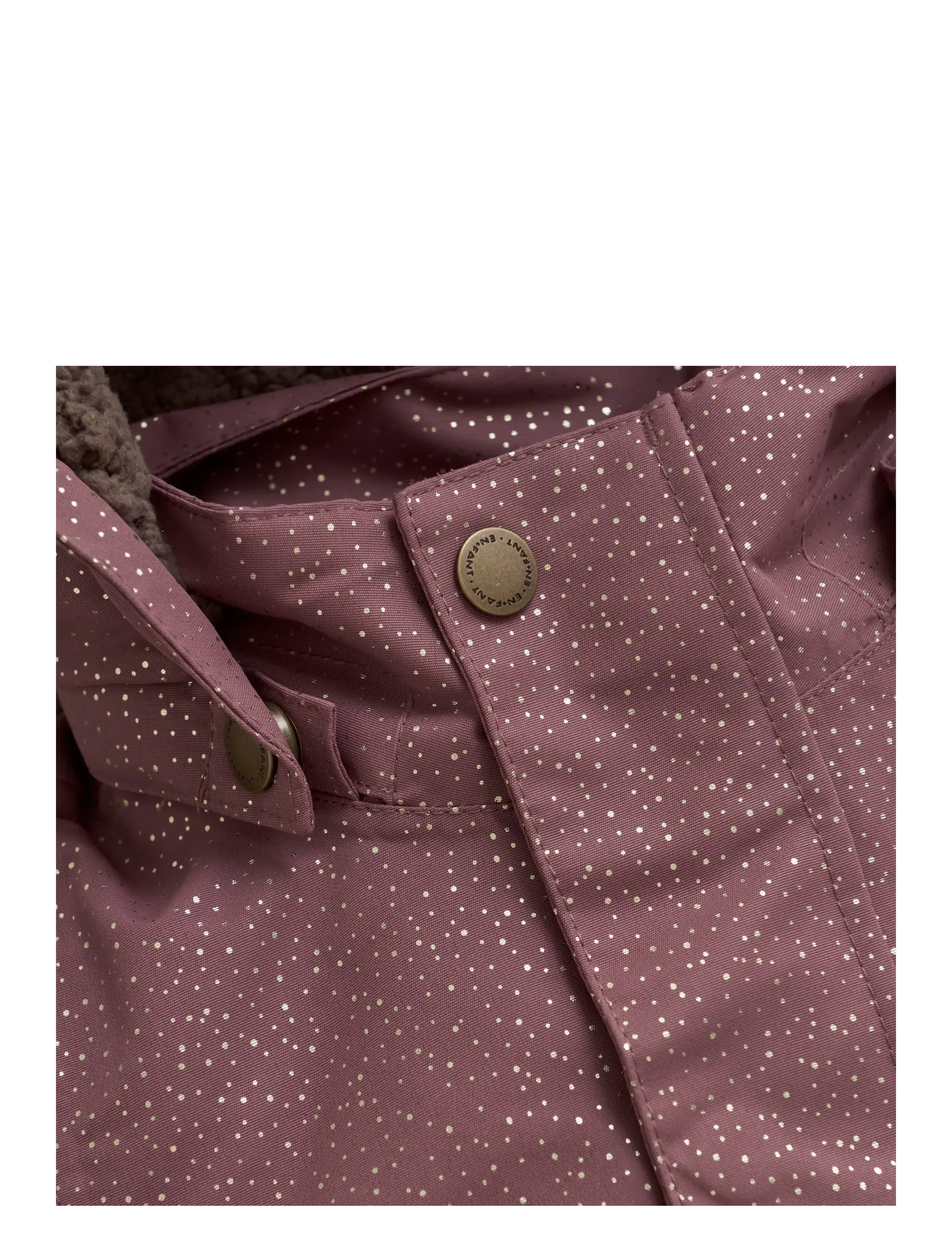 En Fant - Snowsuit W. Frills - snowsuit - rose taupe - 2