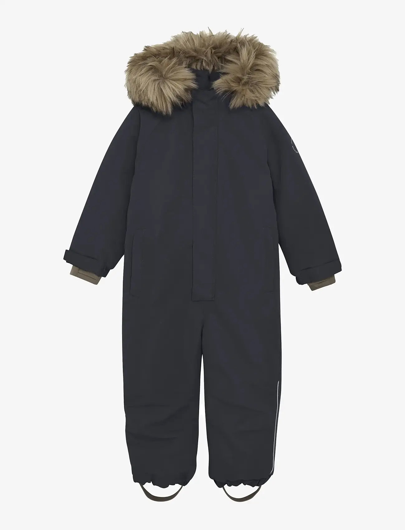 En Fant - Snowsuit W. Fake Fur - shop efter alder - ebony - 0