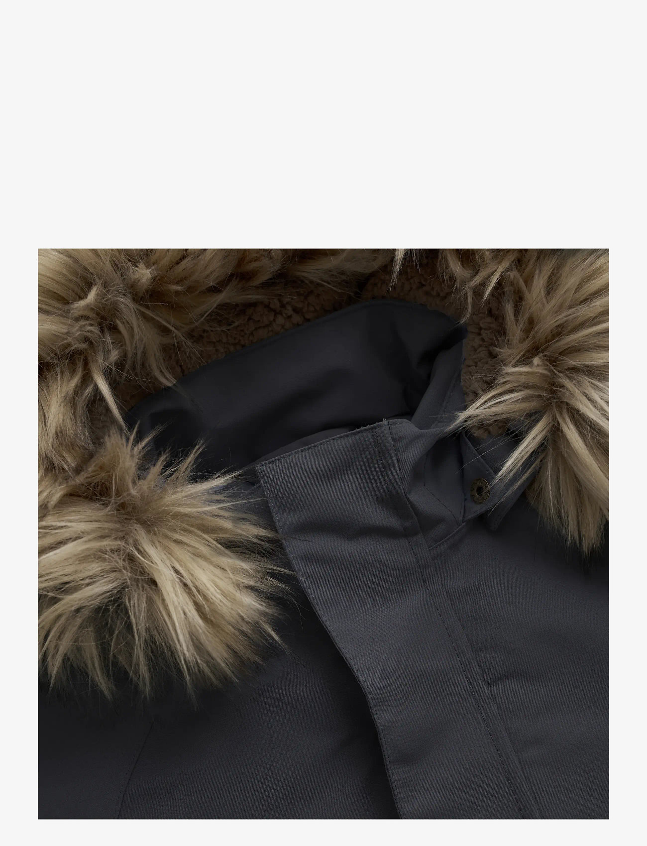 En Fant - Snowsuit W. Fake Fur - shop efter alder - ebony - 2