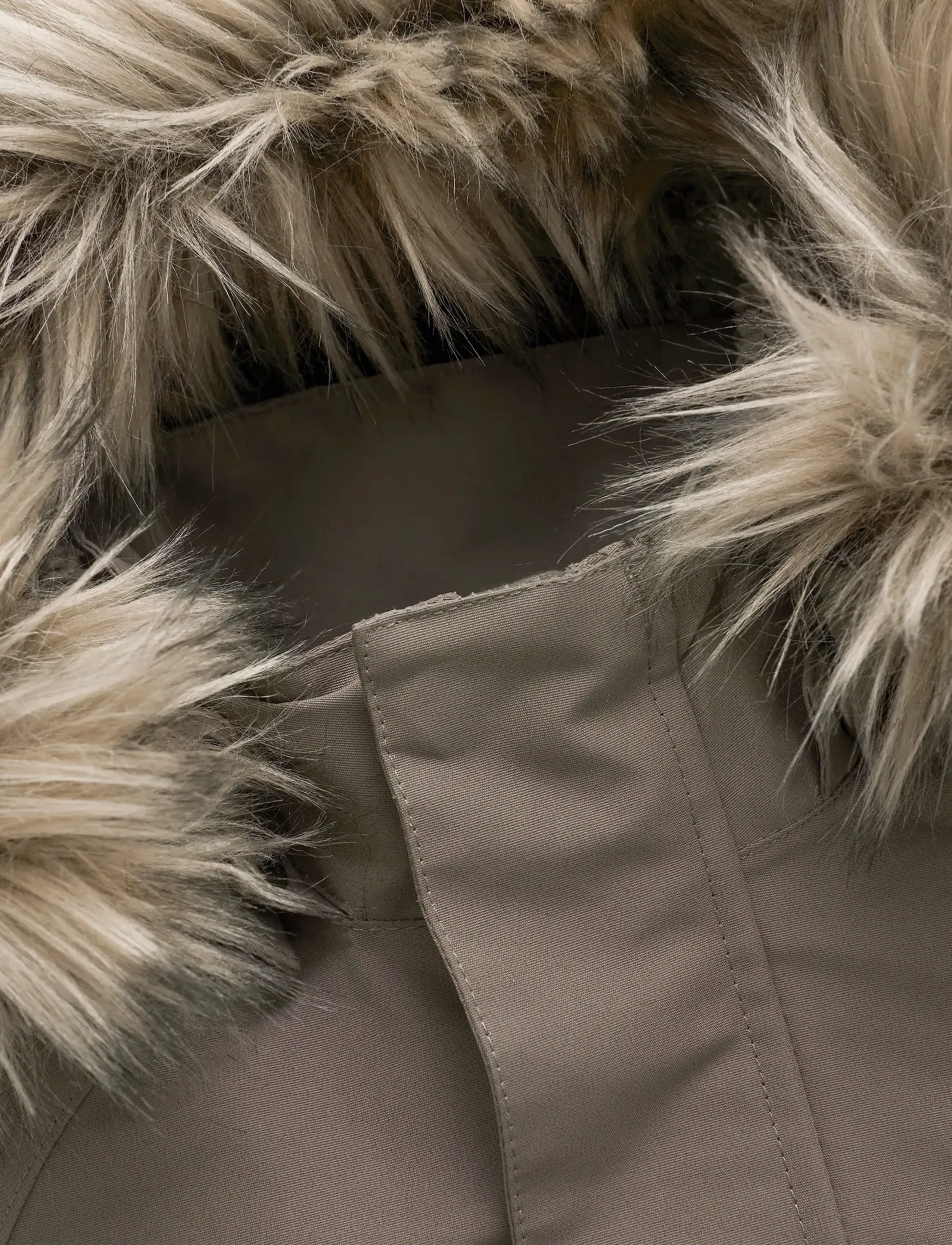 En Fant - Snowsuit W. Fake Fur - overtøj - fungi - 3