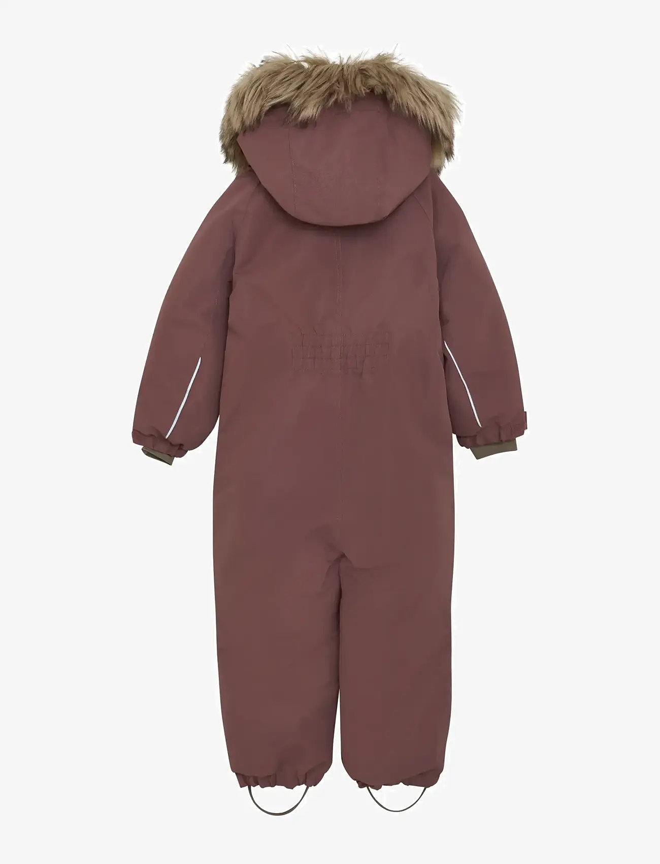 En Fant - Snowsuit W. Fake Fur - vinteroveraller - rose taupe - 1