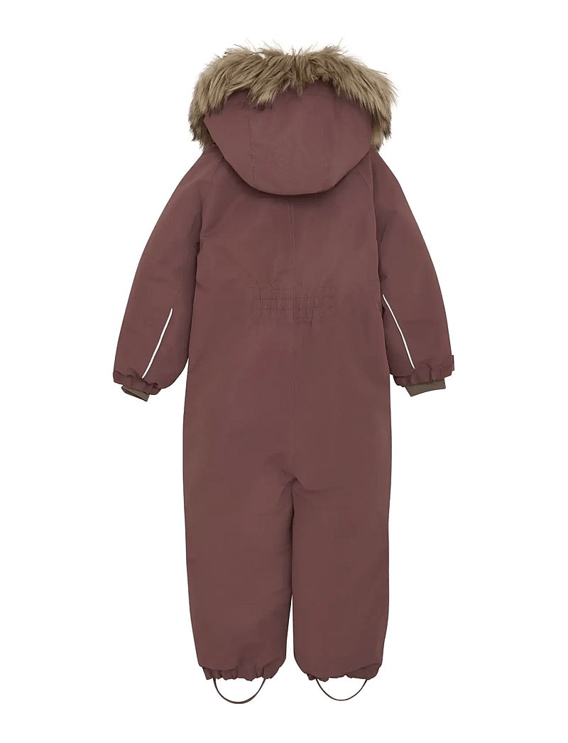 En Fant - Snowsuit W. Fake Fur - vinteroveraller - rose taupe - 1