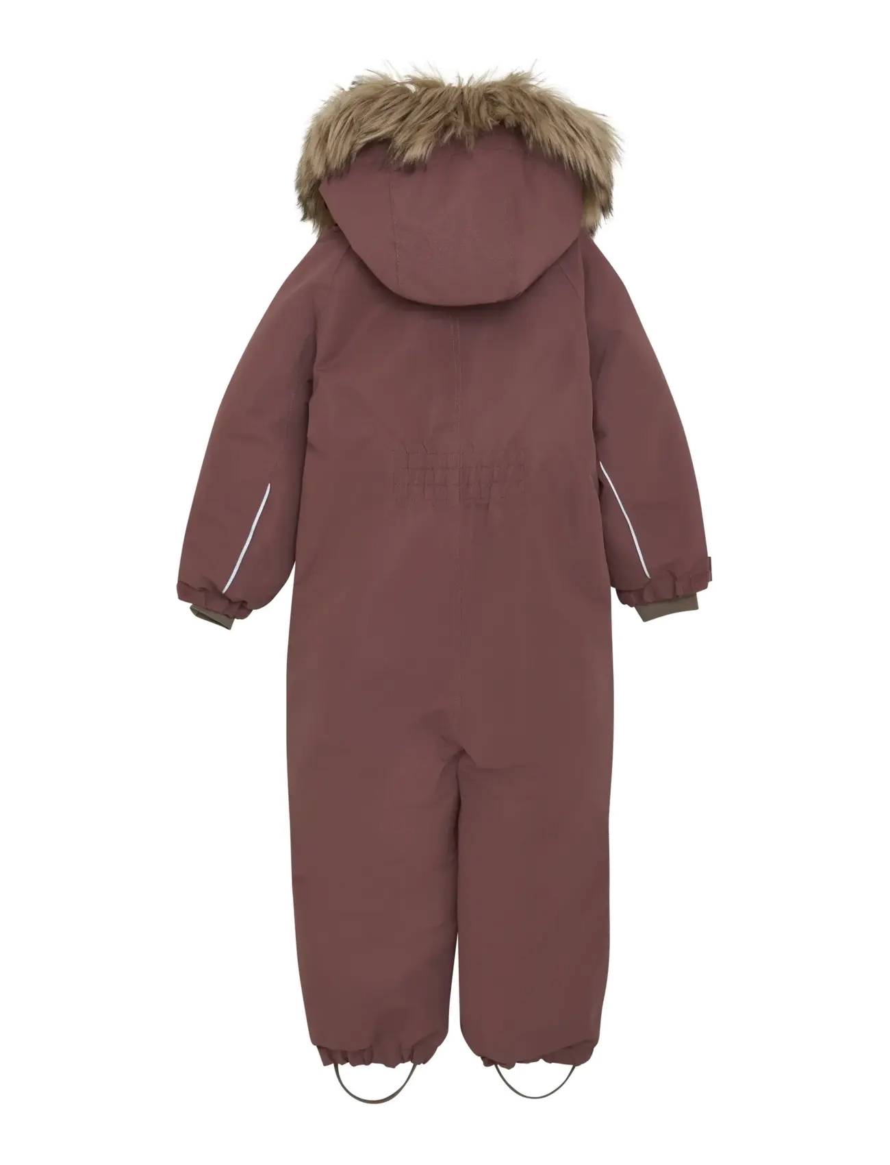 En Fant - Snowsuit W. Fake Fur - snowsuit - rose taupe - 1